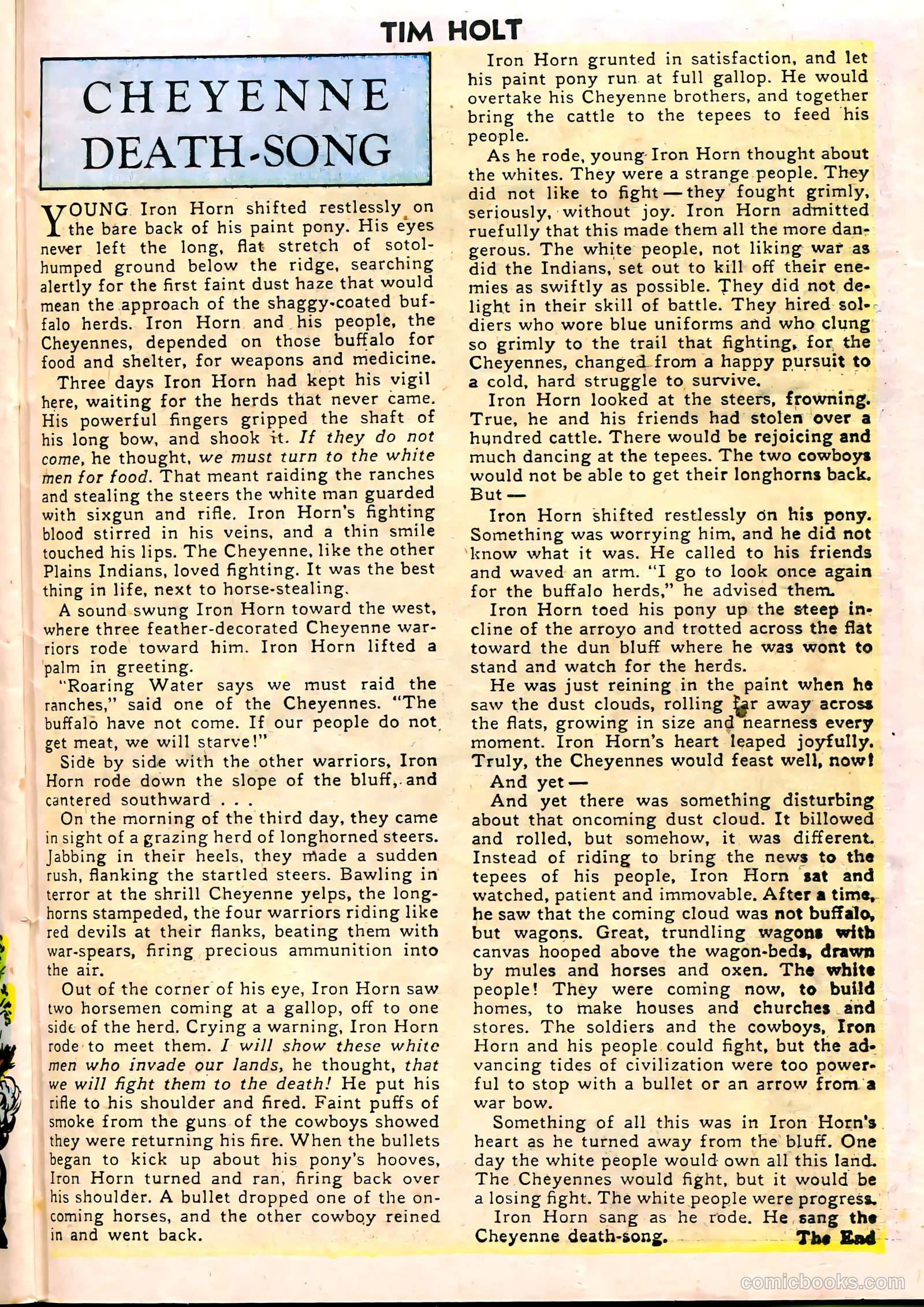 Tim Holt #10 (1949) — page 25 of 36