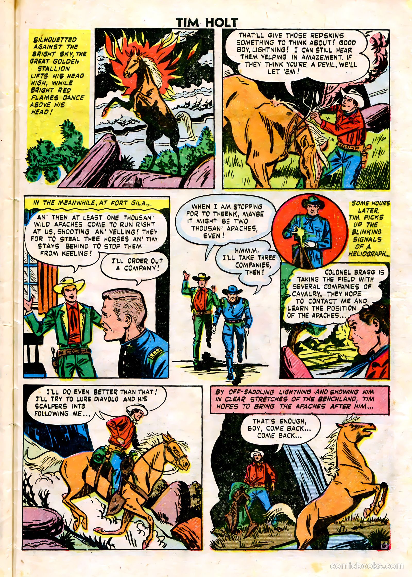 Tim Holt #10 (1949) — page 33 of 36