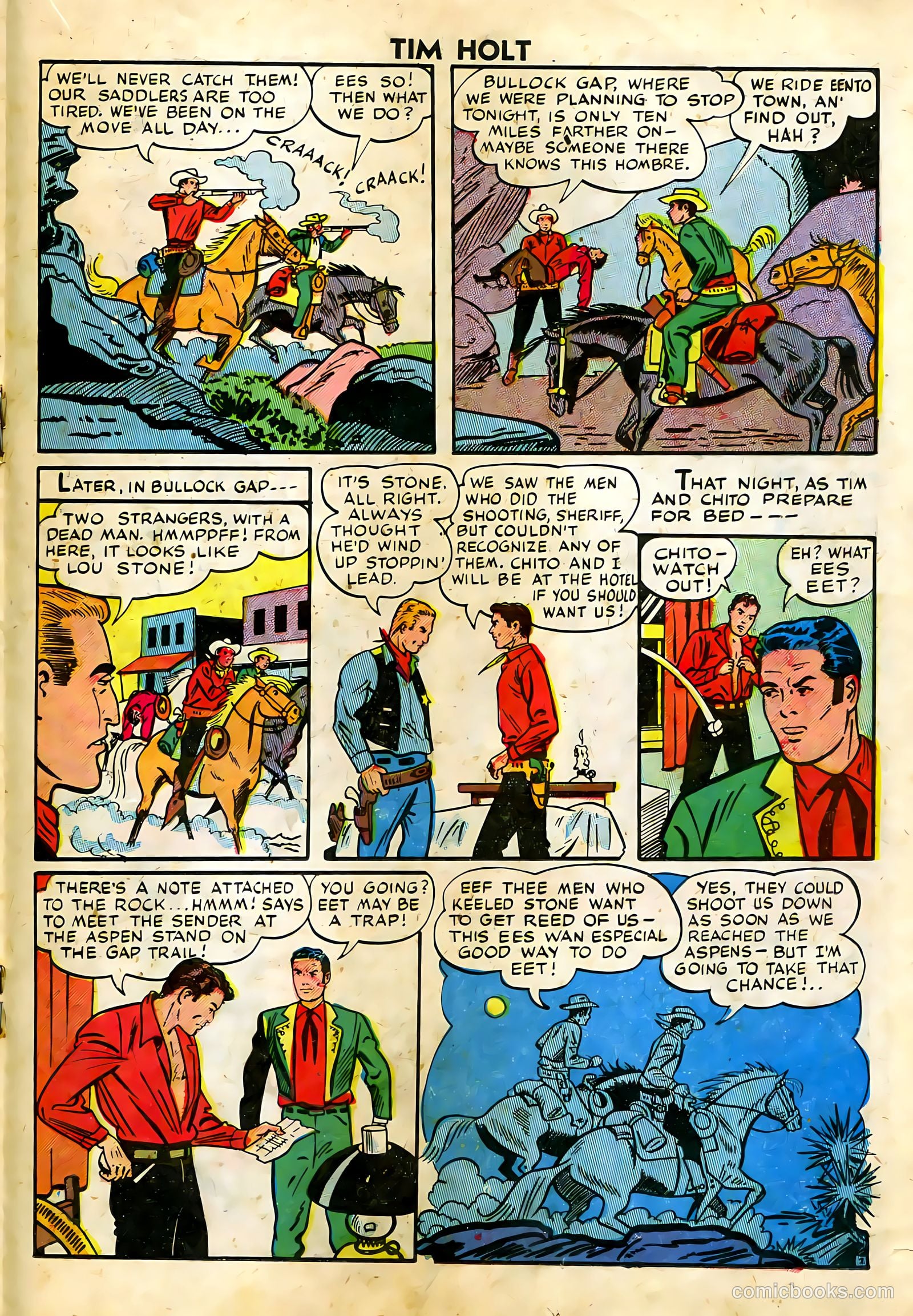 Tim Holt #11 (1949) — page 19 of 36