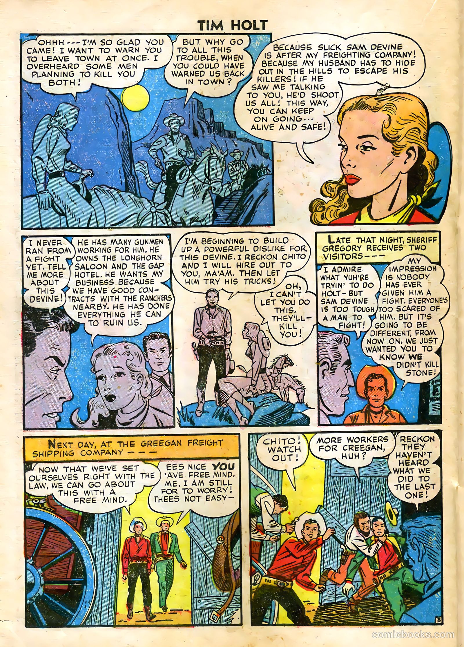Tim Holt #11 (1949) — page 20 of 36