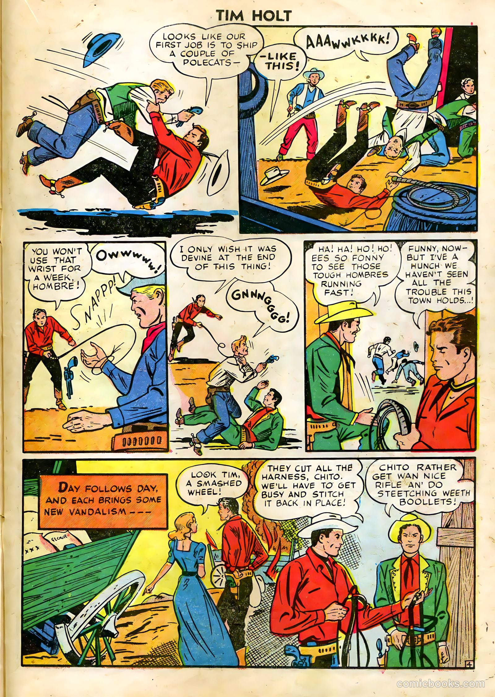 Tim Holt #11 (1949) — page 21 of 36