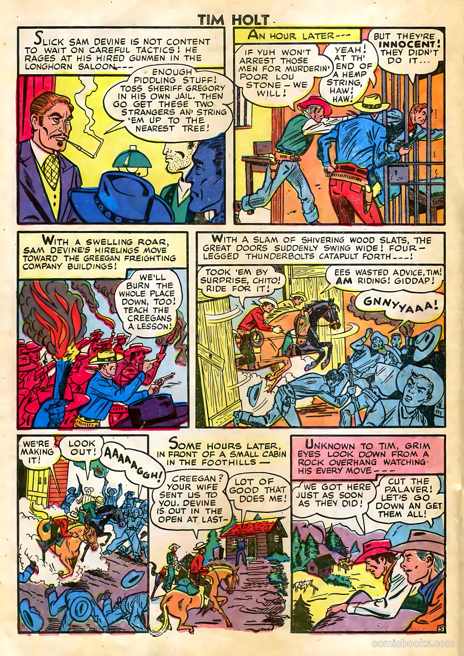Tim Holt #11 (1949) — page 22 of 36