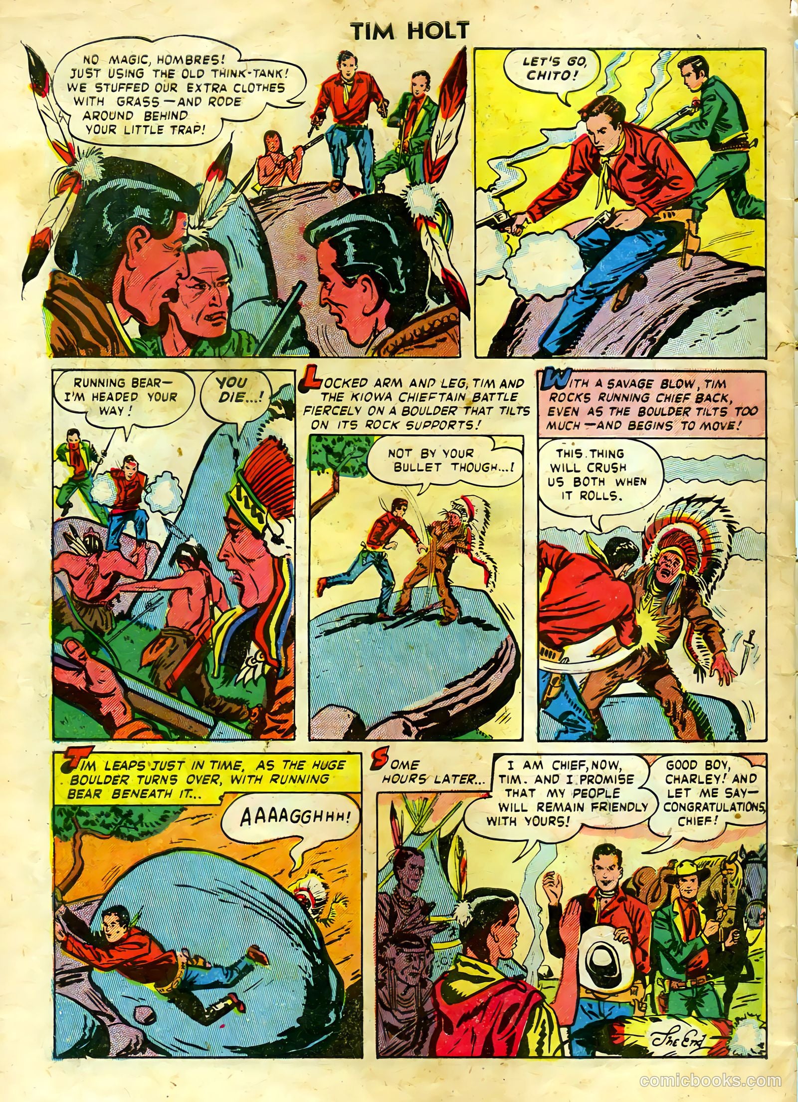 Tim Holt #11 (1949) — page 34 of 36