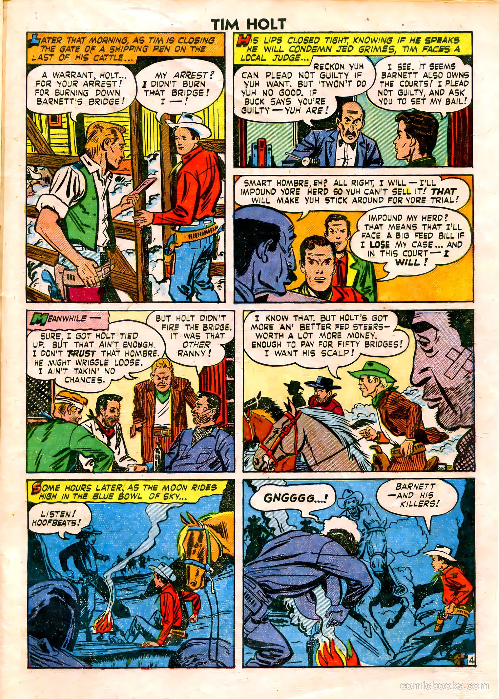 Tim Holt #12 (1949) — page 31 of 36