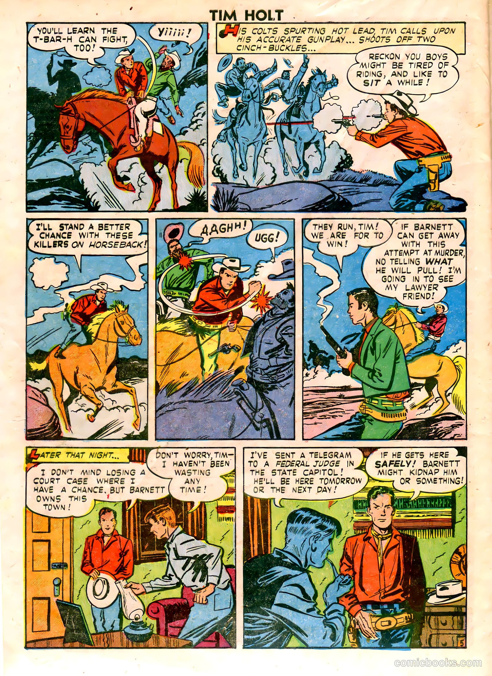 Tim Holt #12 (1949) — page 32 of 36