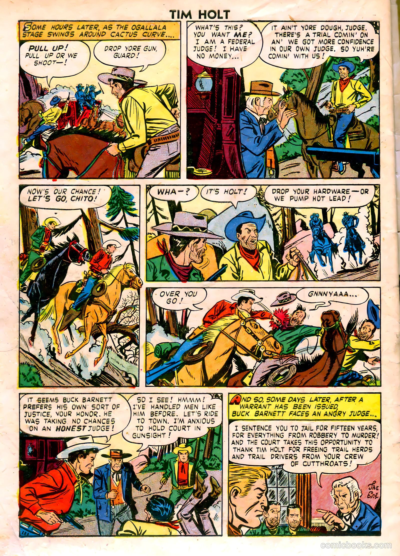 Tim Holt #12 (1949) — page 34 of 36