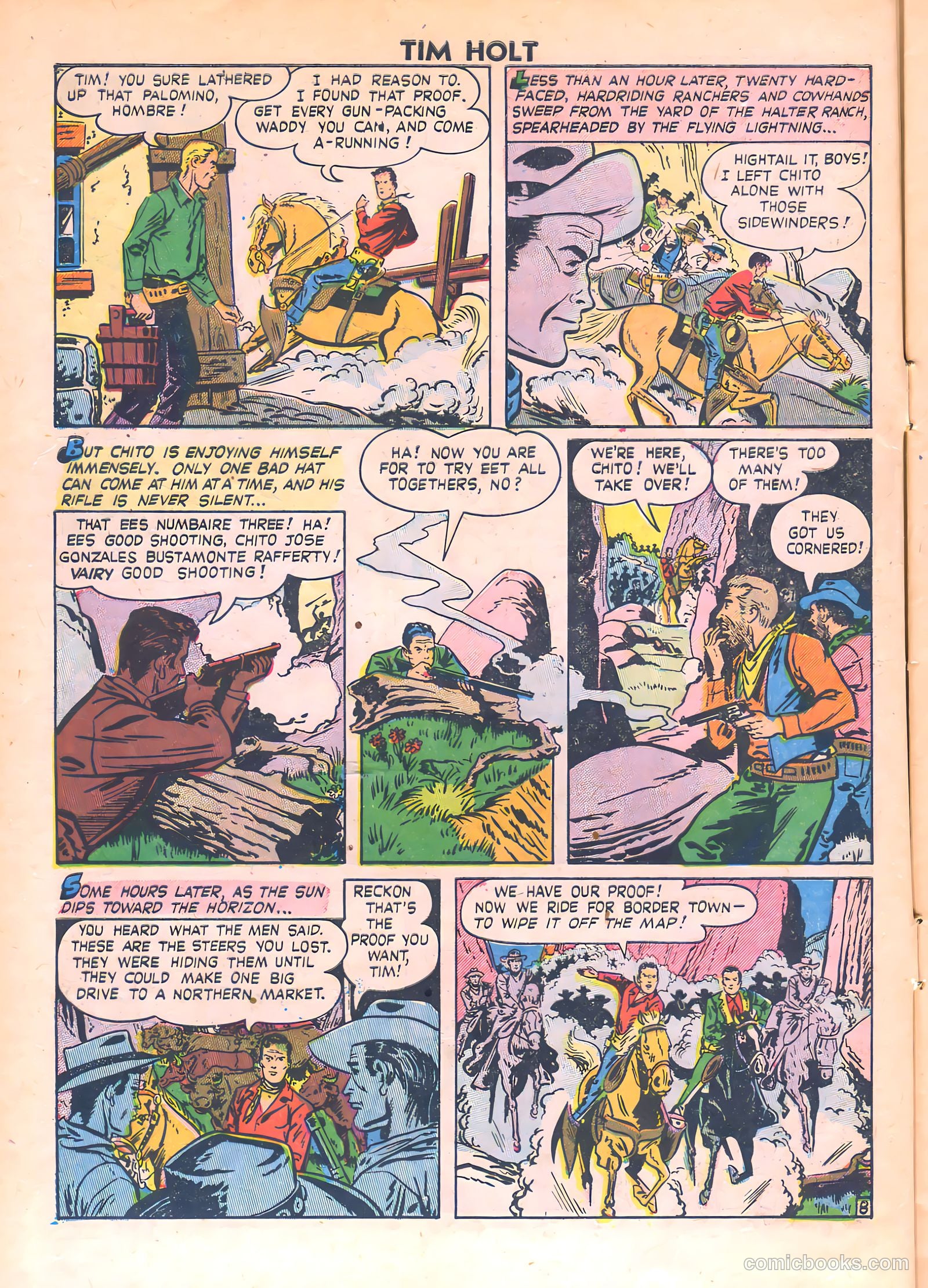 Tim Holt #13 (1950) — page 10 of 36