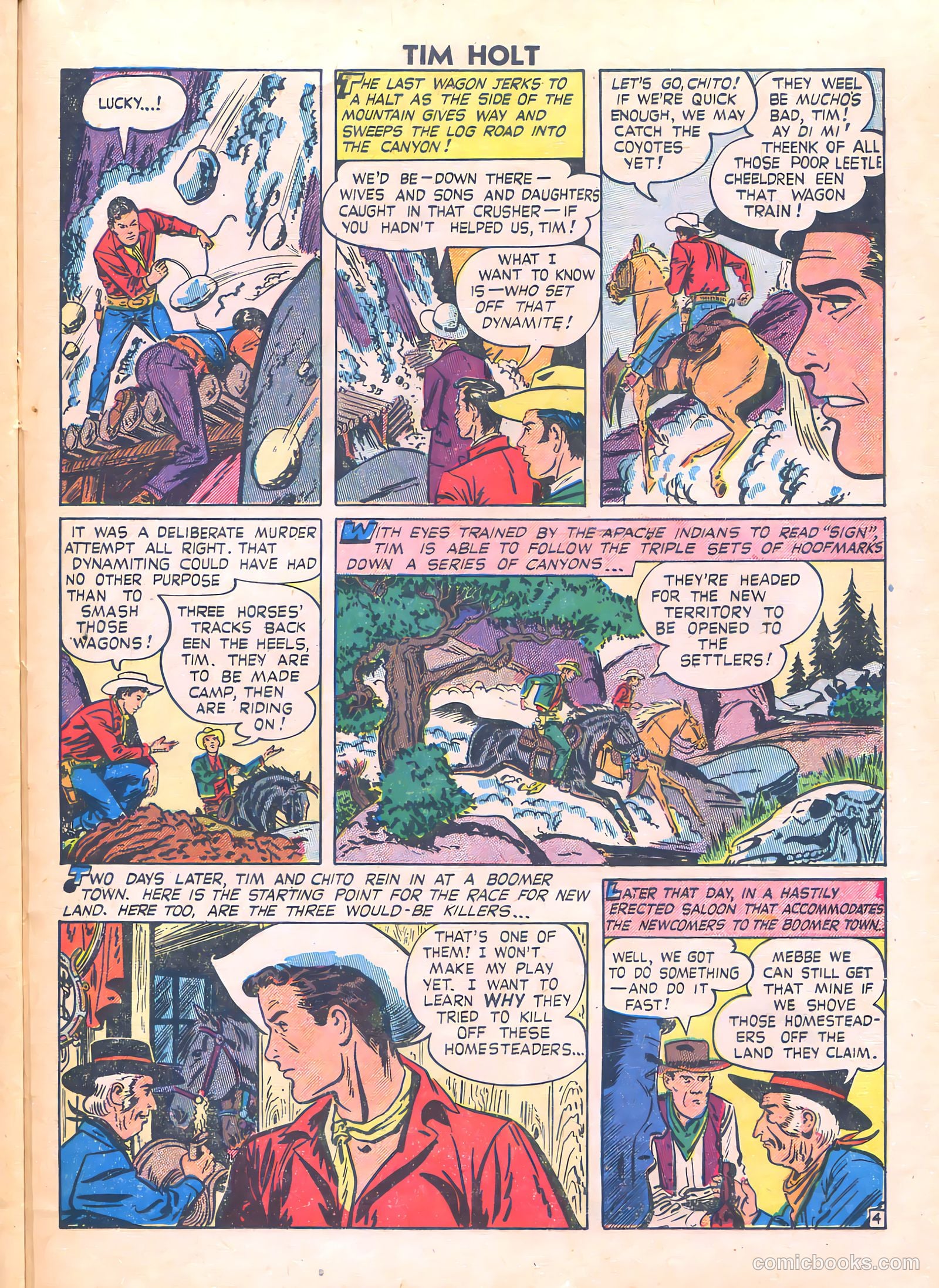 Tim Holt #13 (1950) — page 23 of 36
