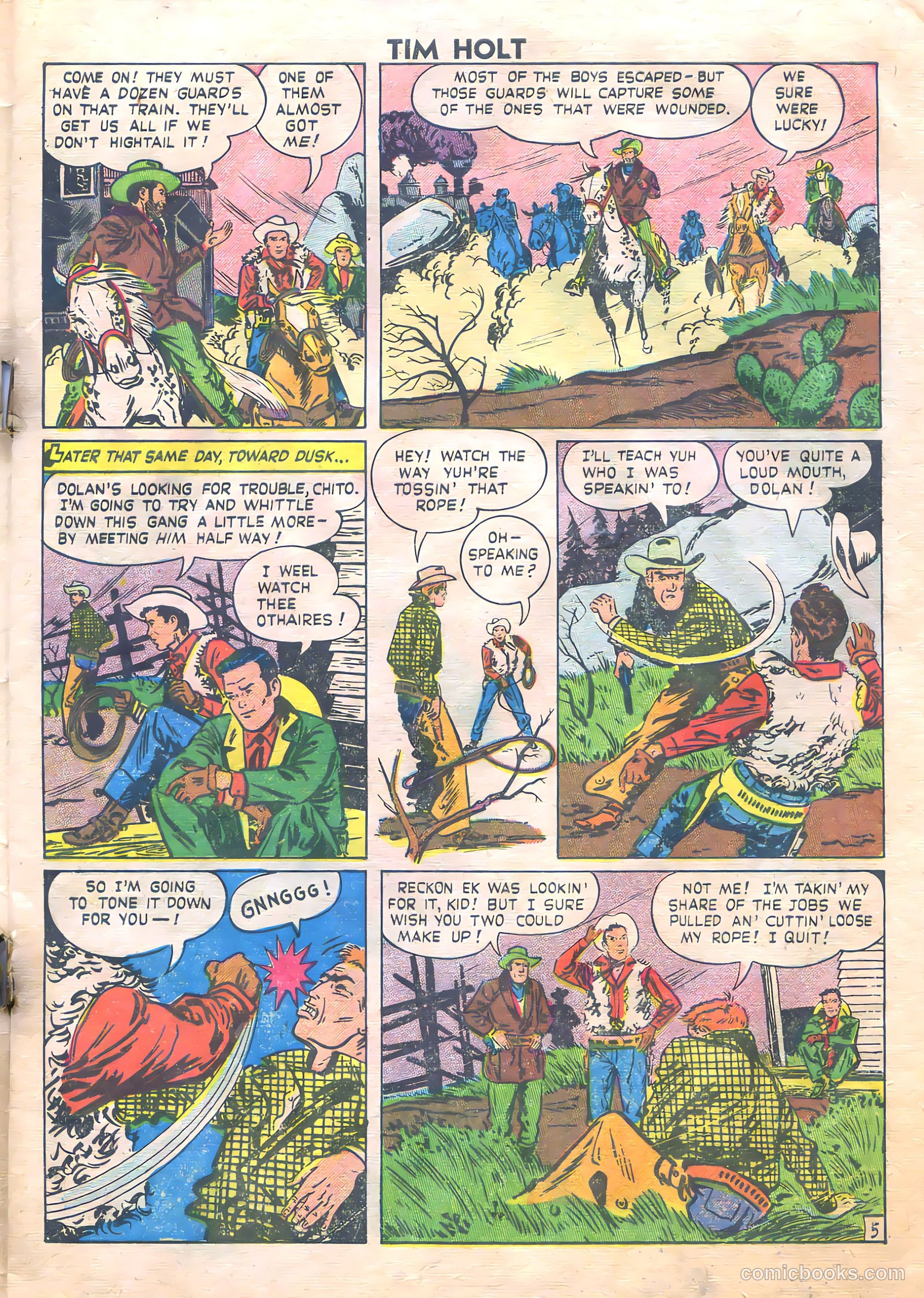 Tim Holt #14 (1950) — page 8 of 38
