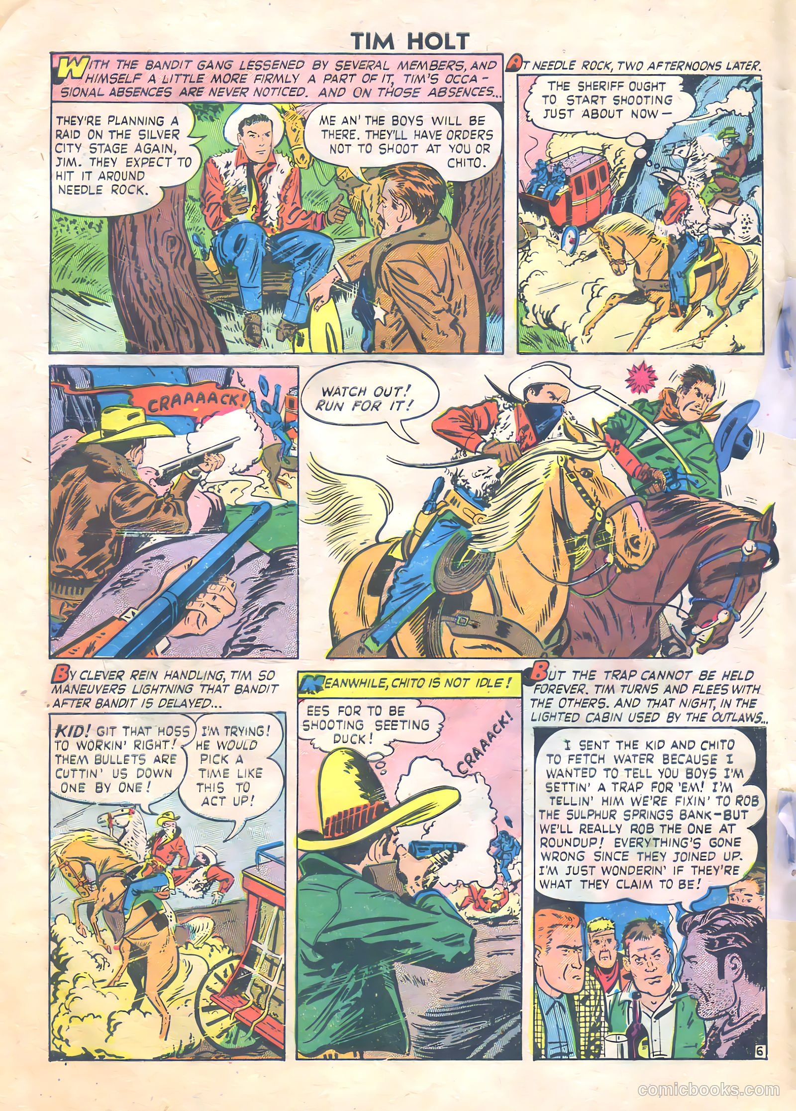 Tim Holt #14 (1950) — page 9 of 38