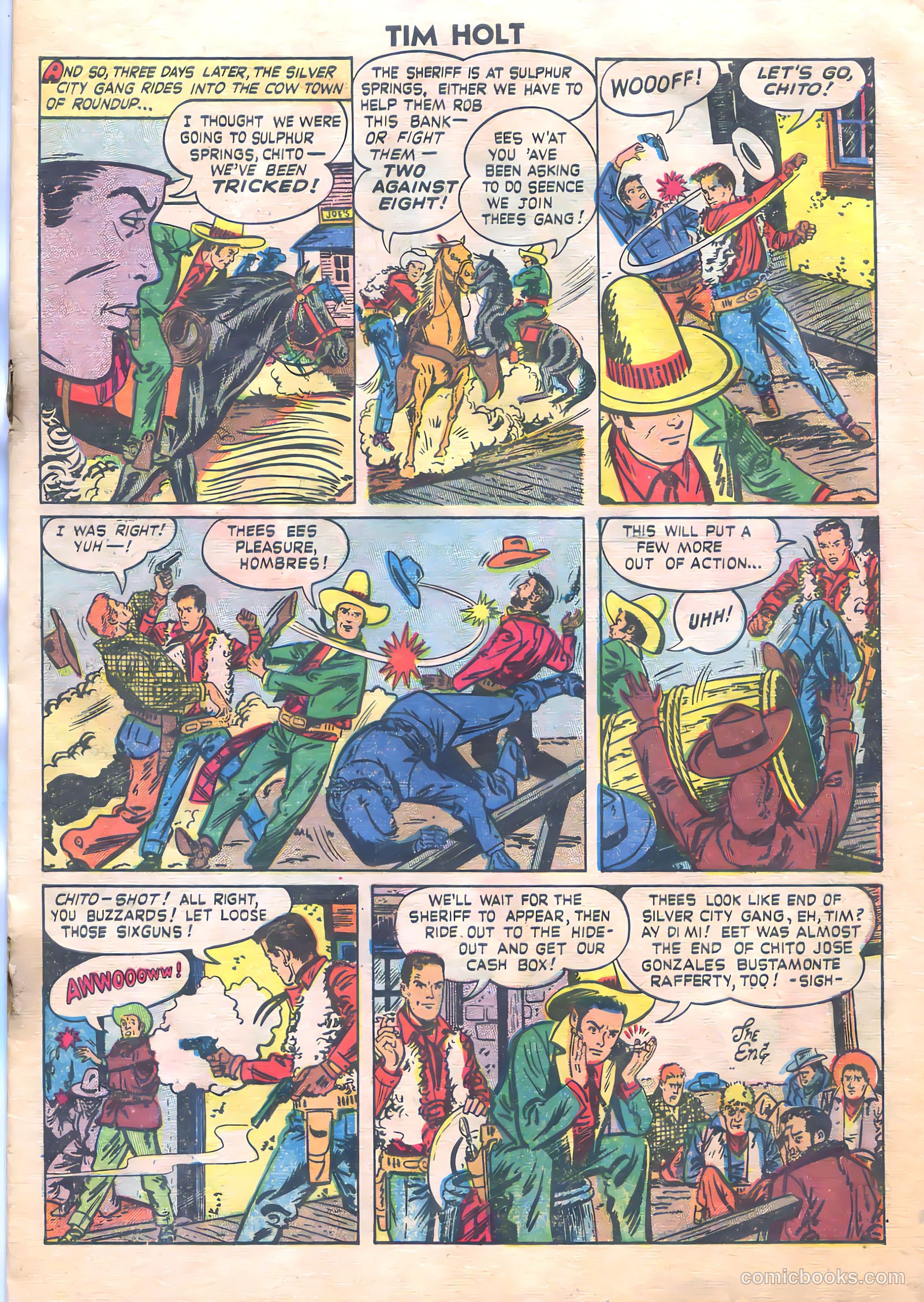 Tim Holt #14 (1950) — page 10 of 38