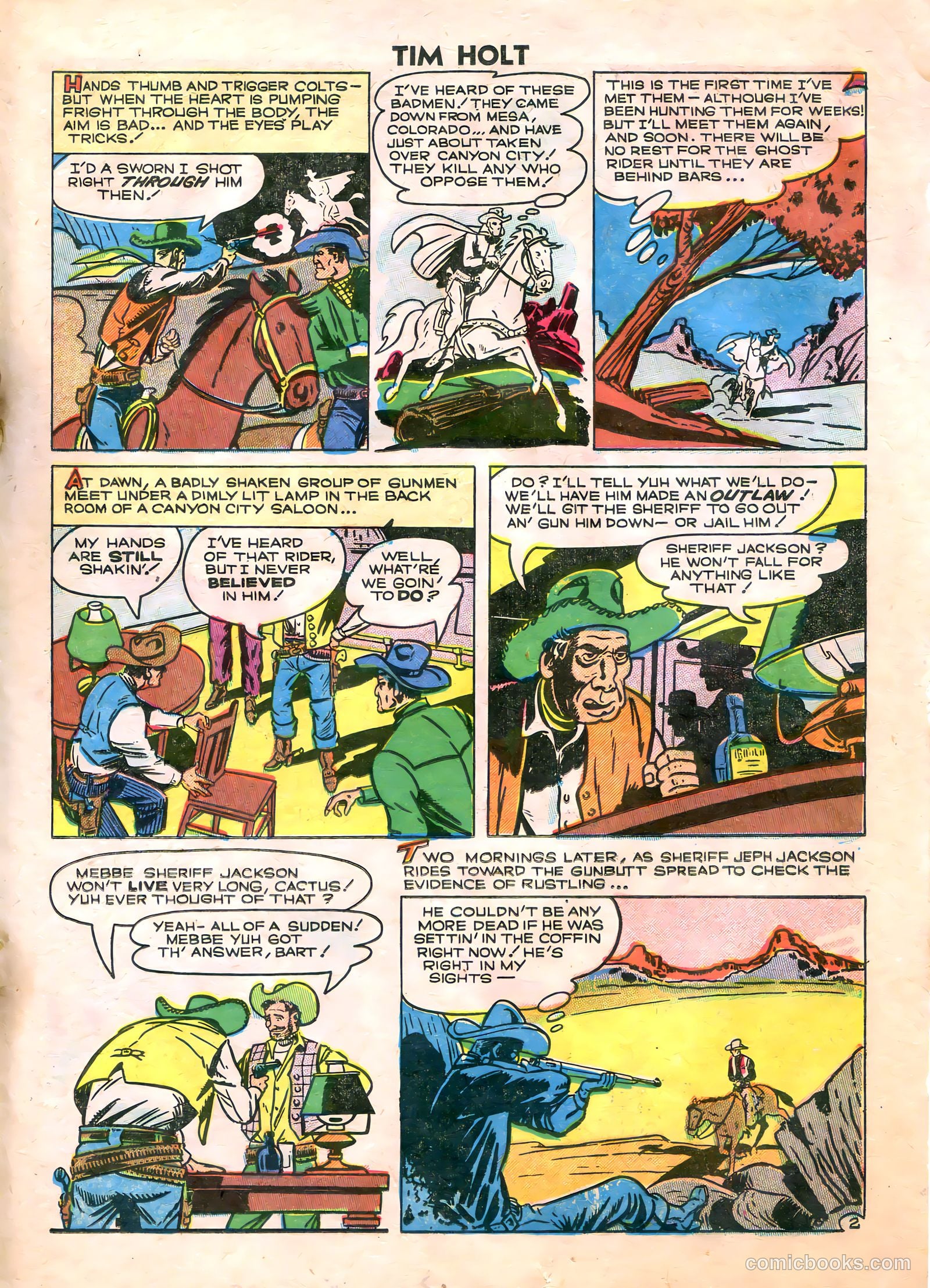 Tim Holt #14 (1950) — page 22 of 38