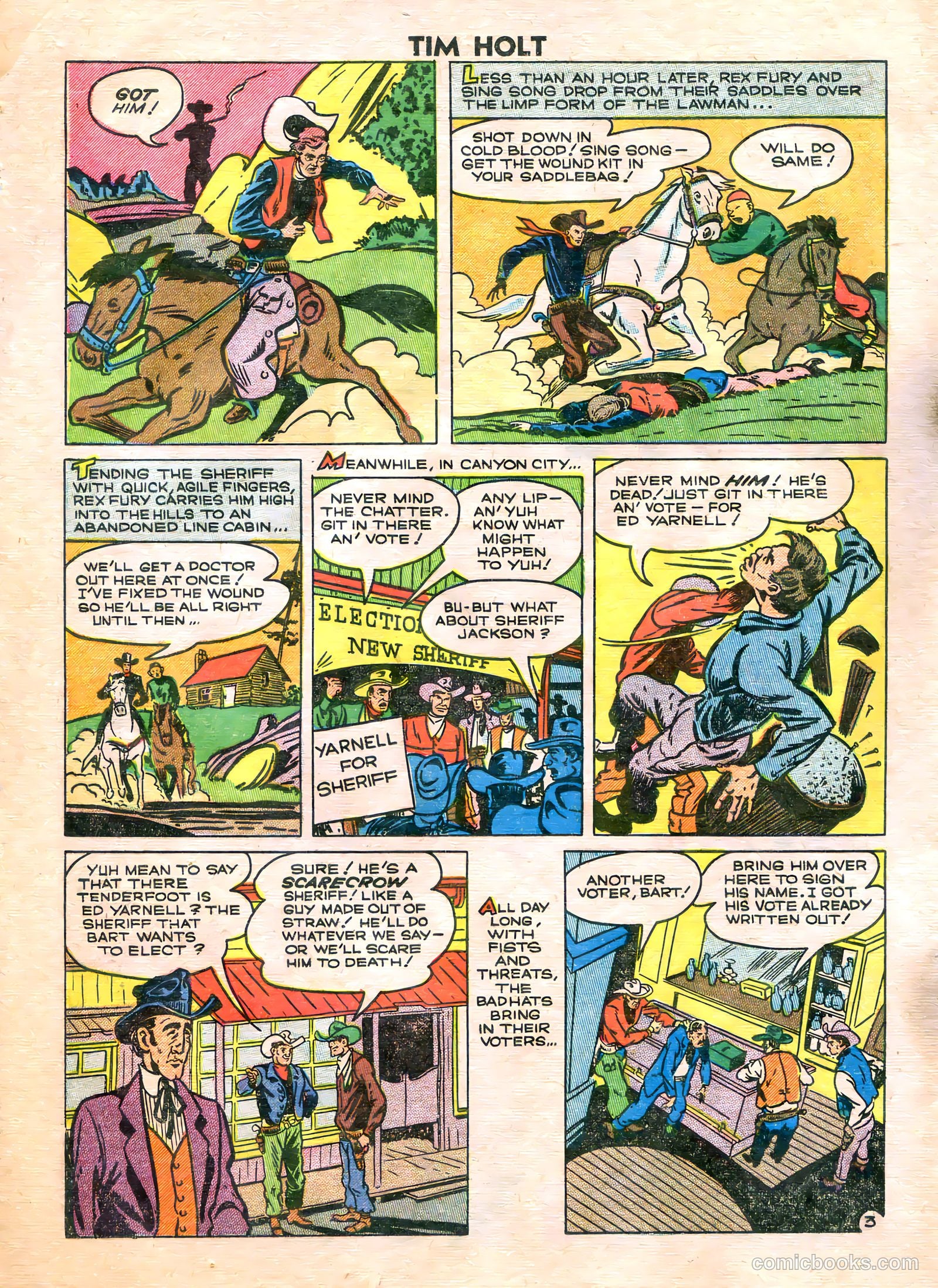 Tim Holt #14 (1950) — page 23 of 38