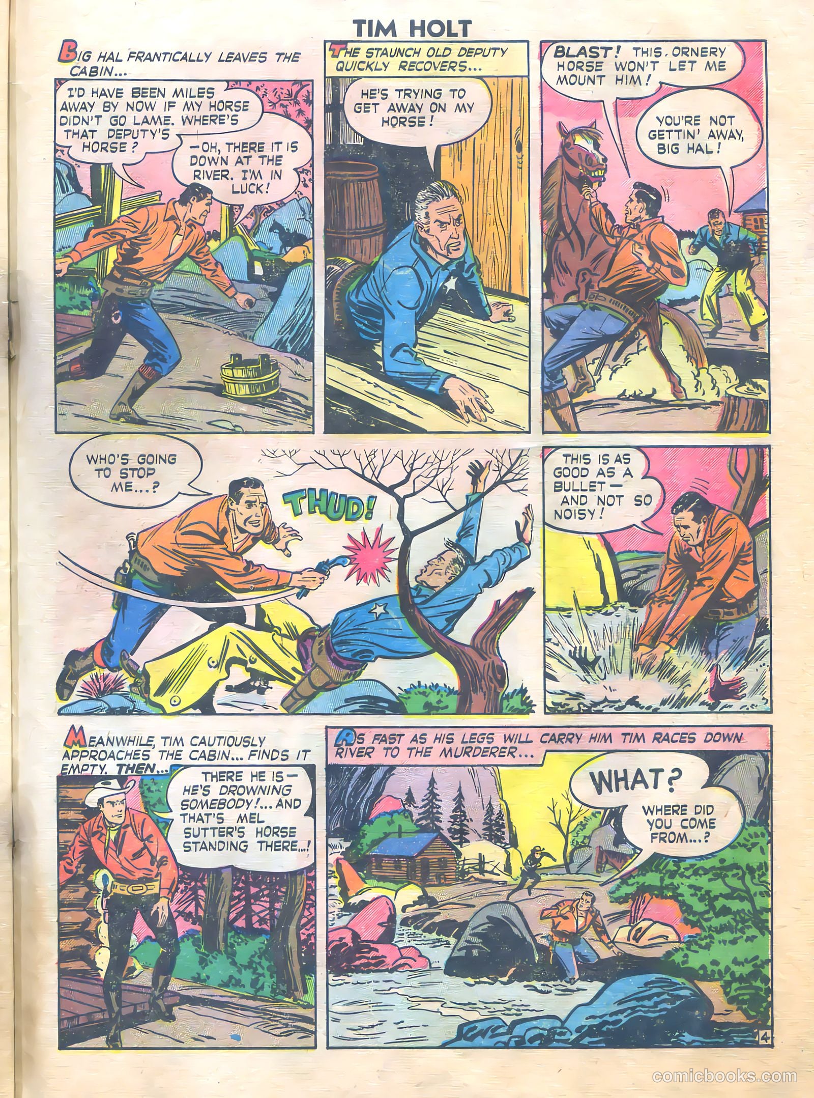 Tim Holt #14 (1950) — page 32 of 38
