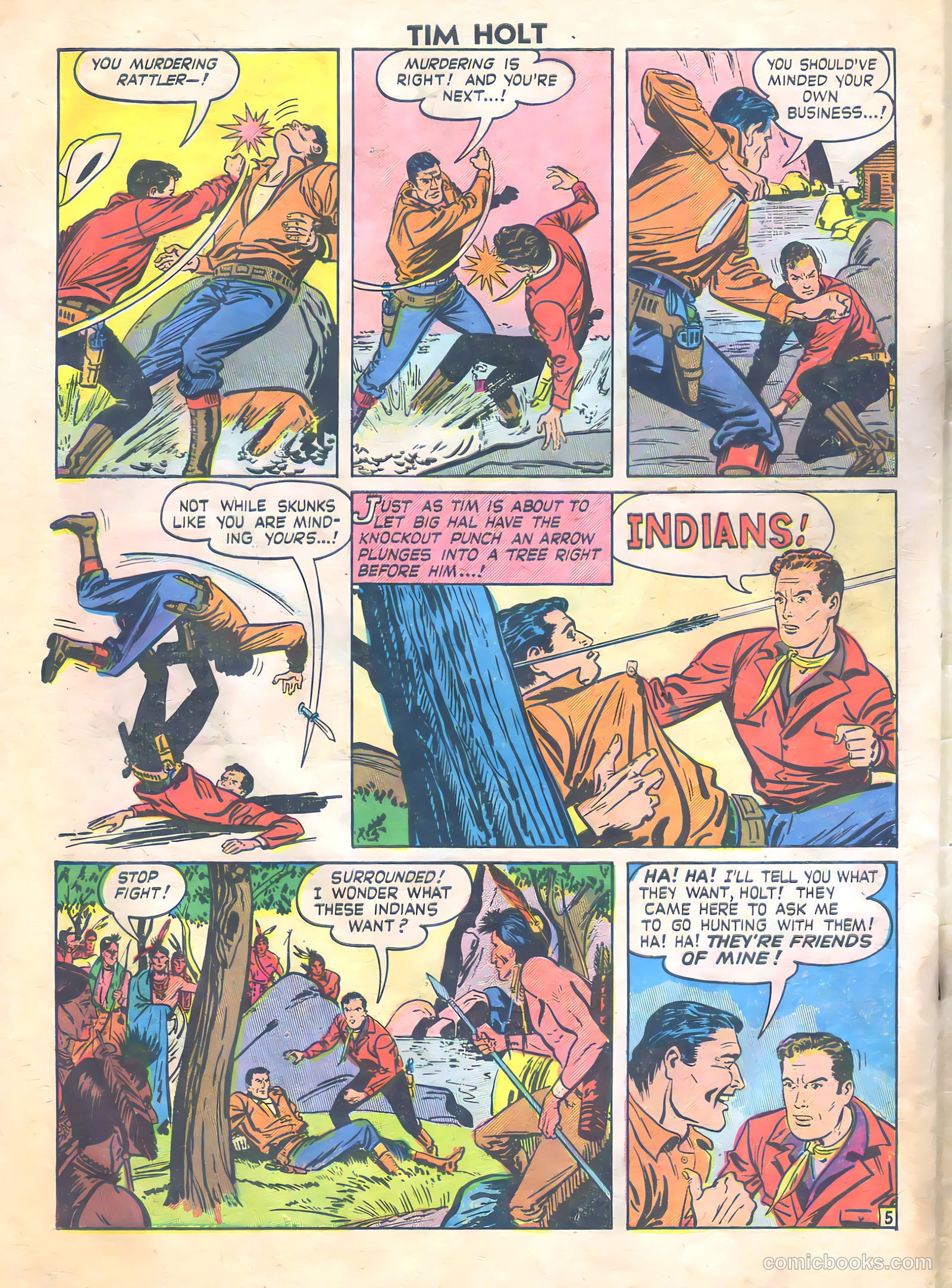 Tim Holt #14 (1950) — page 33 of 38