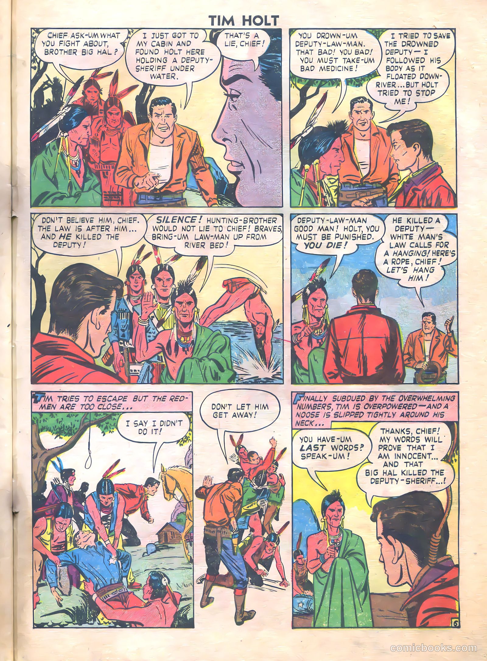 Tim Holt #14 (1950) — page 34 of 38