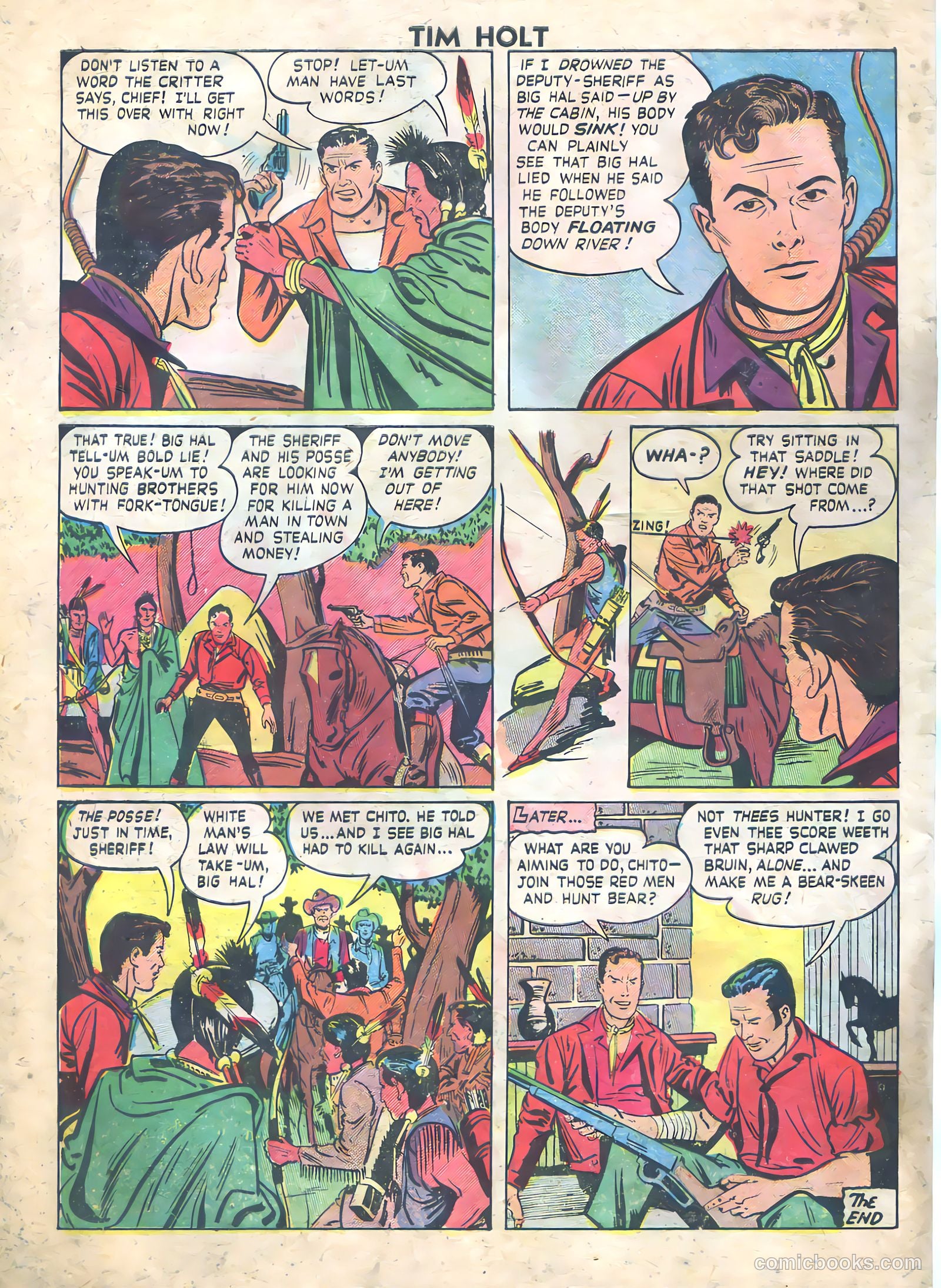 Tim Holt #14 (1950) — page 35 of 38