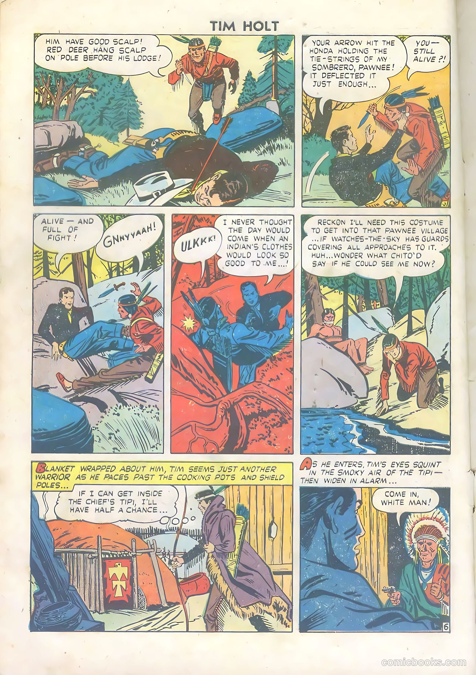 Tim Holt #15 (1950) — page 8 of 36