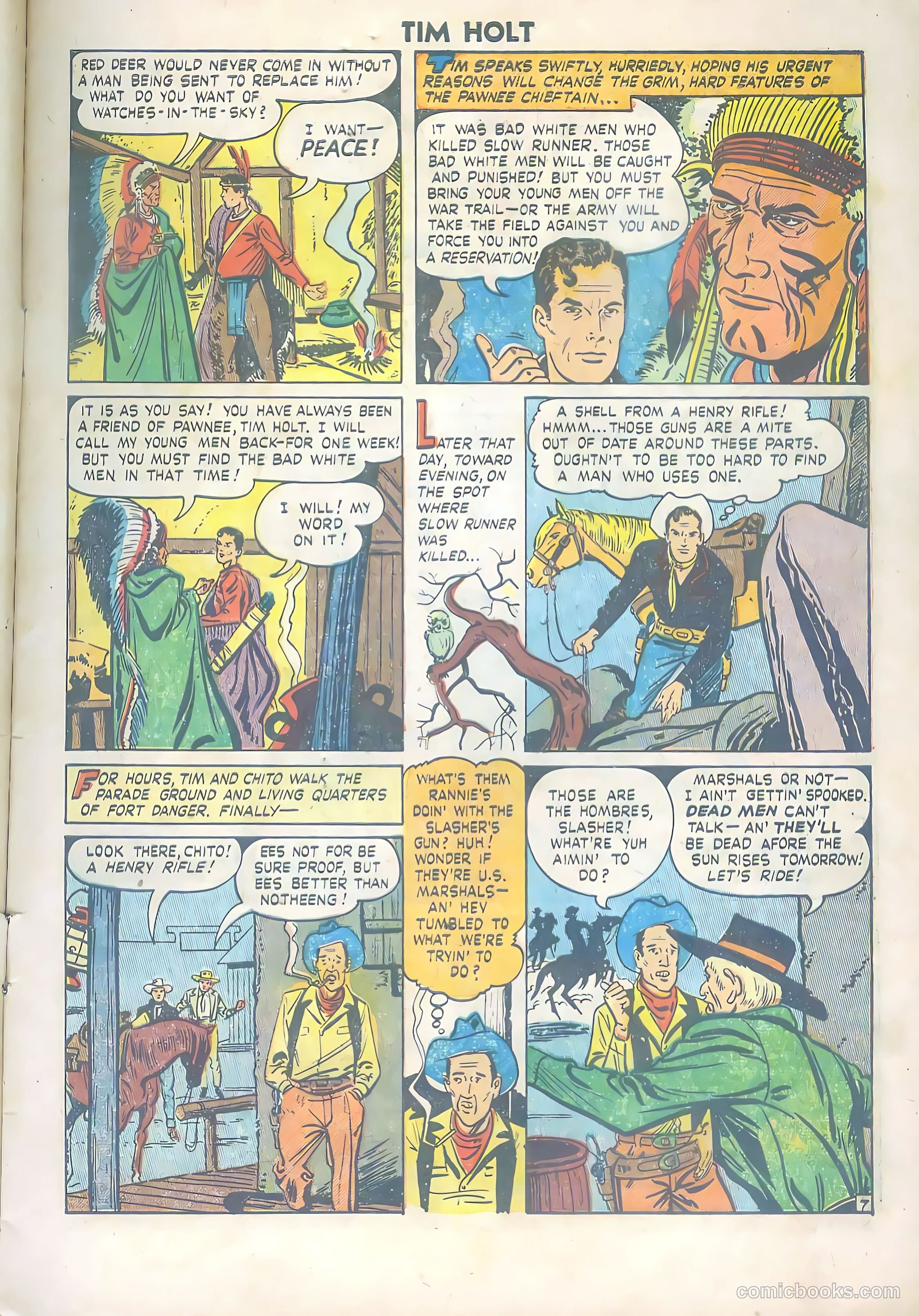 Tim Holt #15 (1950) — page 9 of 36