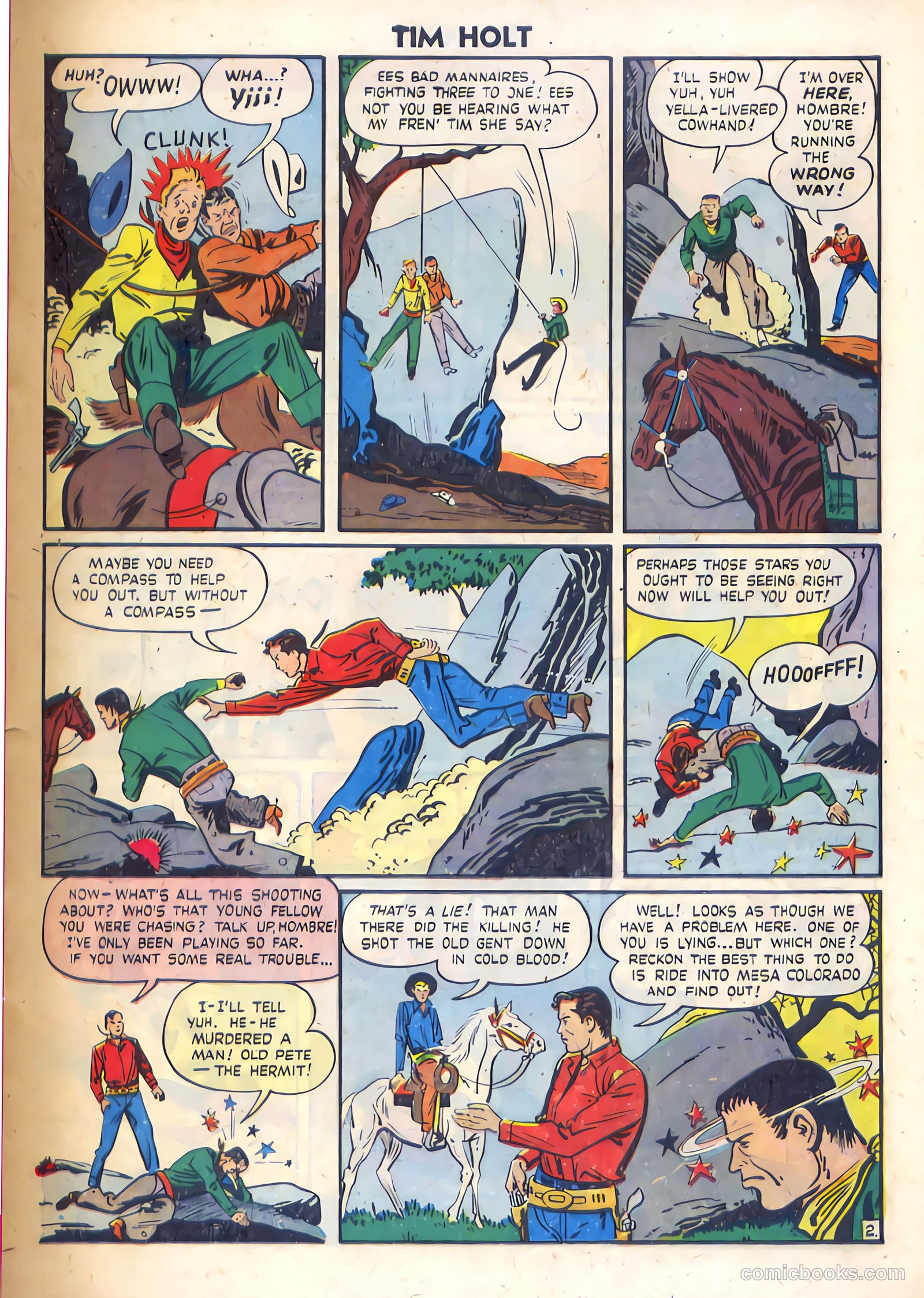 Tim Holt #15 (1950) — page 19 of 36