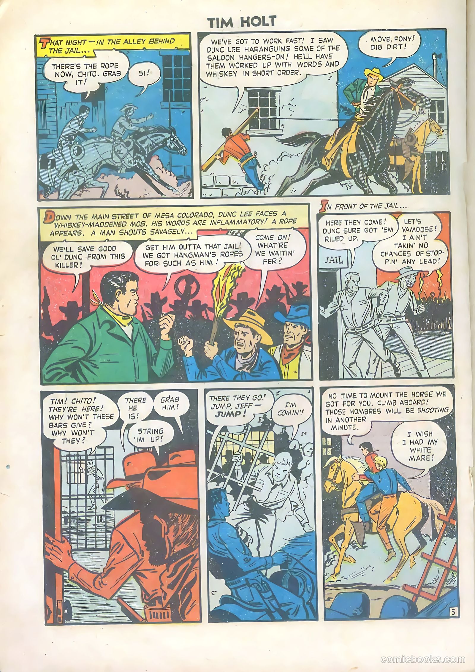 Tim Holt #15 (1950) — page 22 of 36