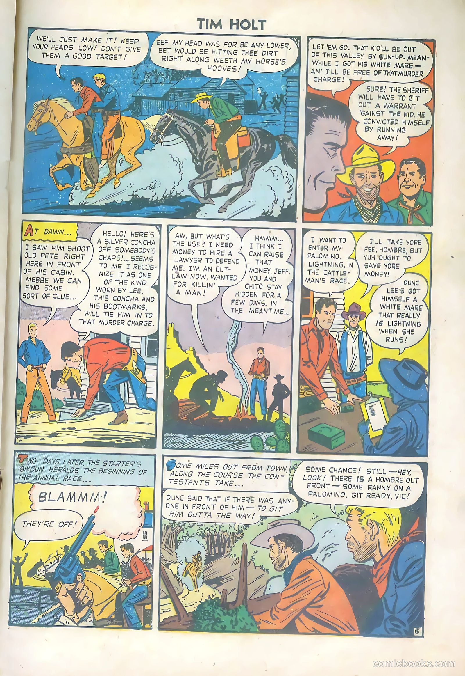 Tim Holt #15 (1950) — page 23 of 36