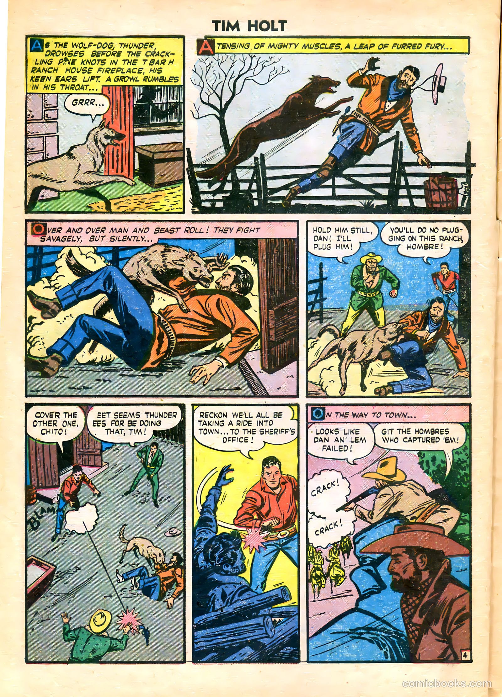 Tim Holt #16 (1950) — page 6 of 36