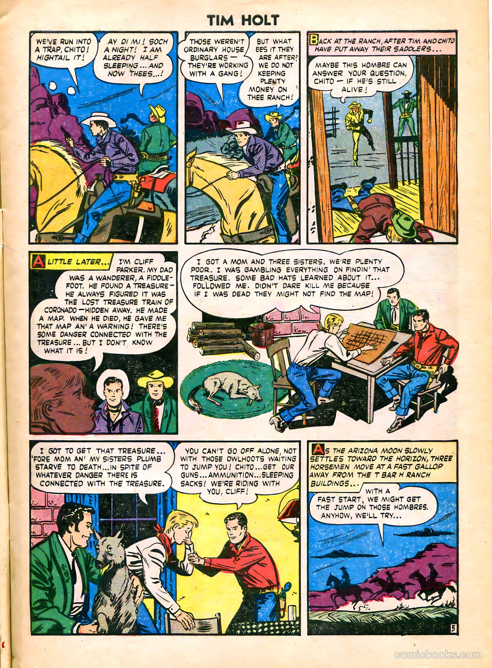 Tim Holt #16 (1950) — page 7 of 36