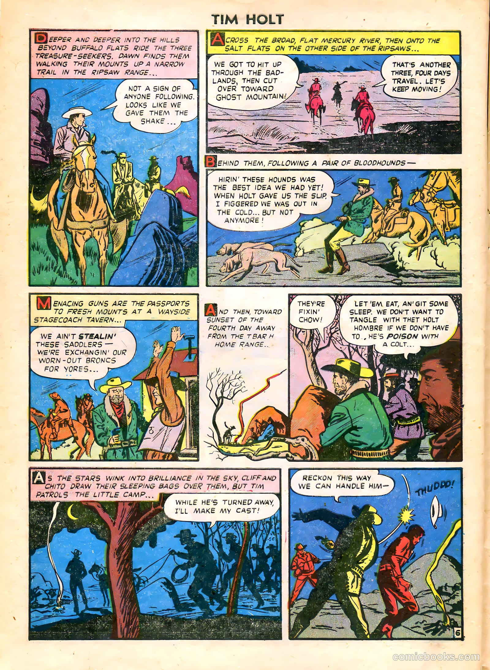 Tim Holt #16 (1950) — page 8 of 36