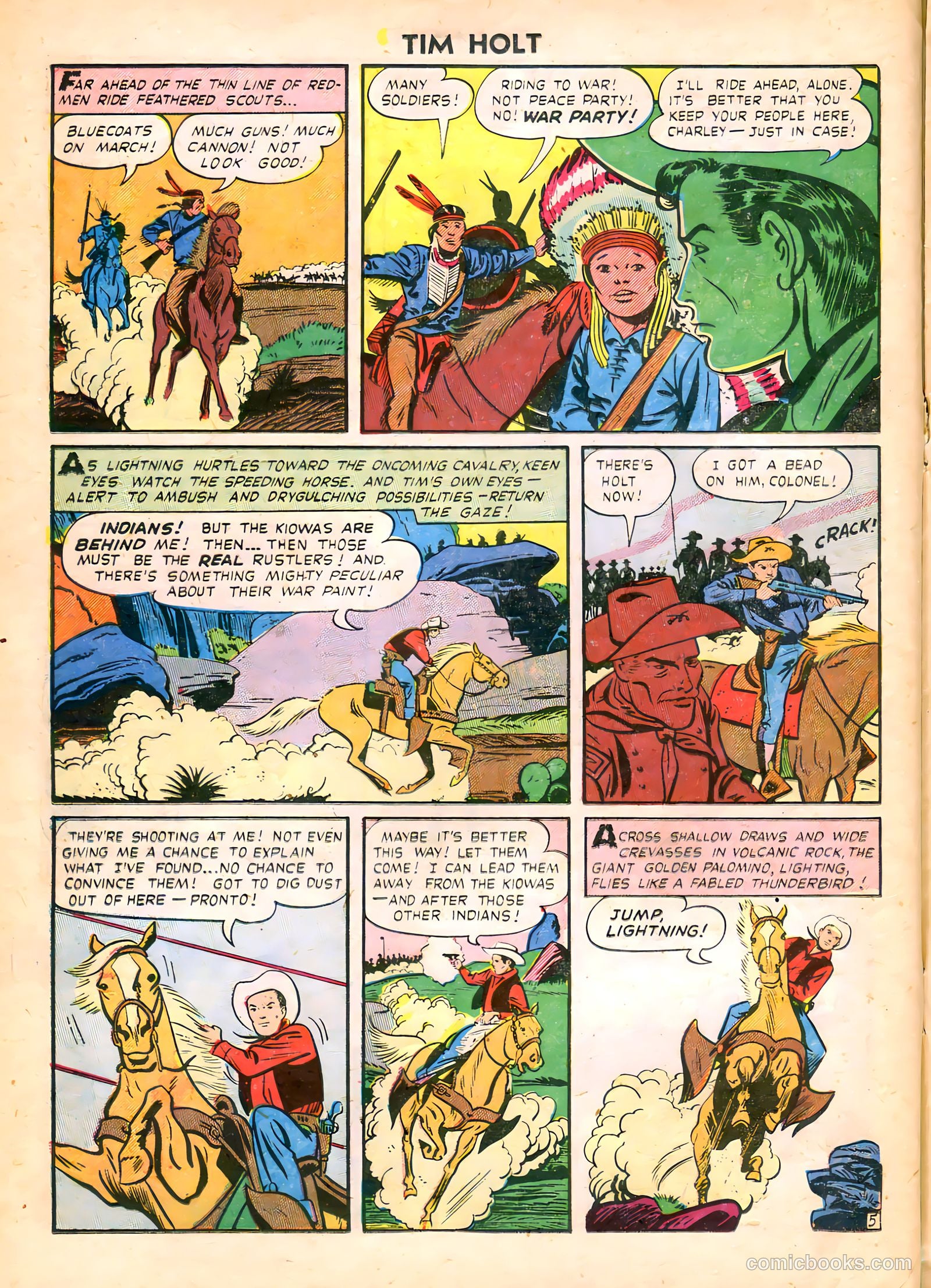Tim Holt #16 (1950) — page 16 of 36