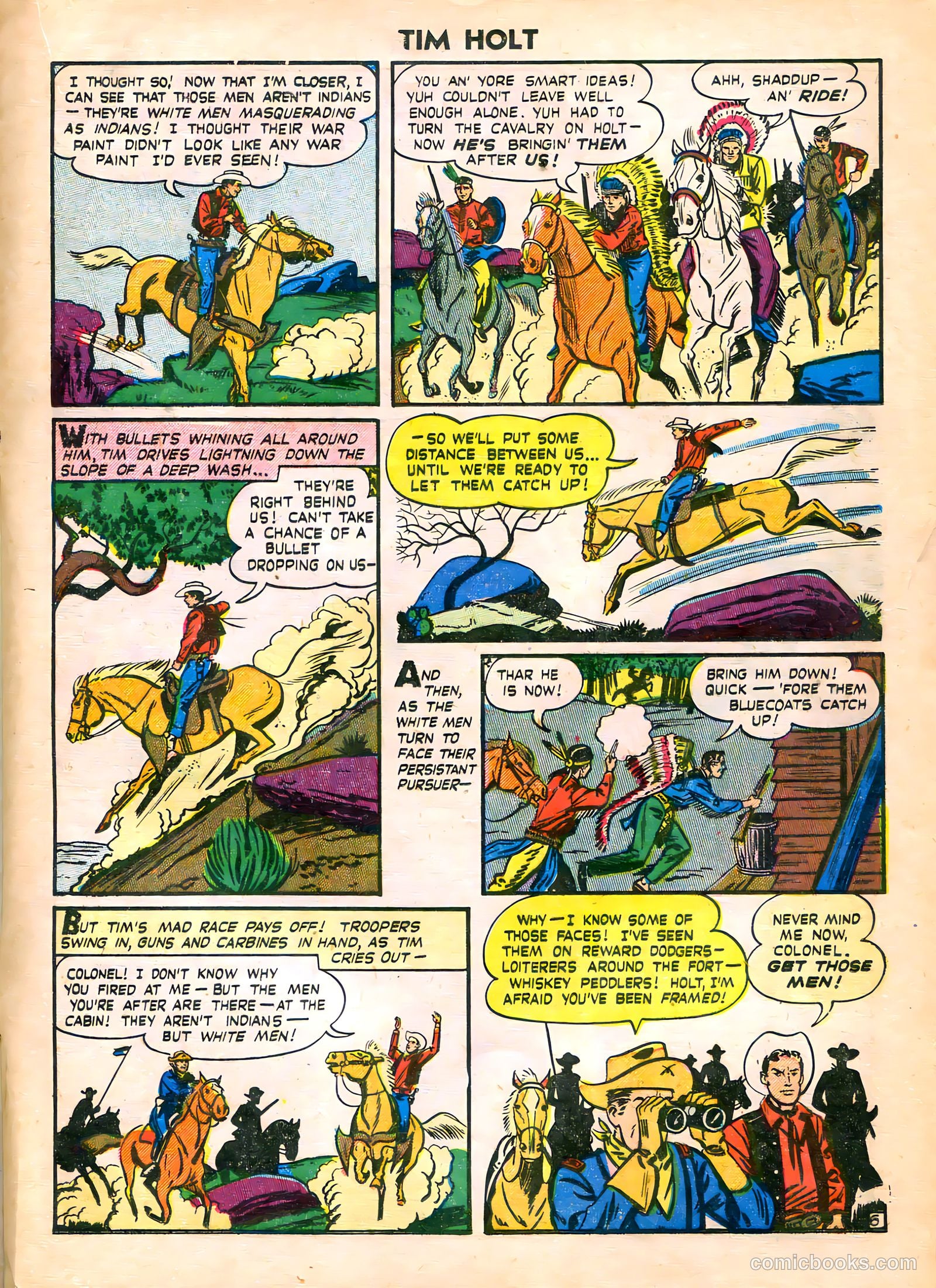 Tim Holt #16 (1950) — page 17 of 36