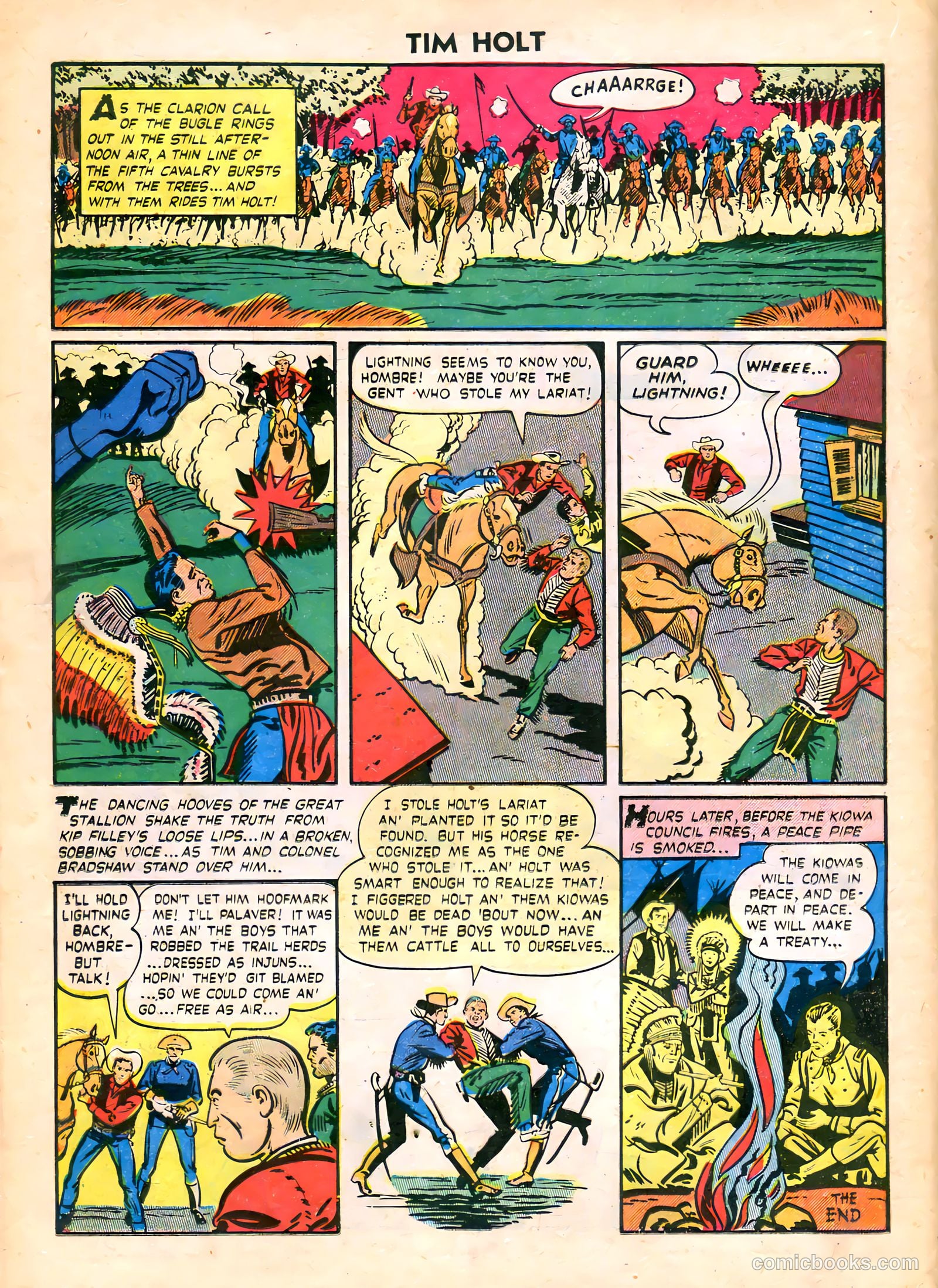 Tim Holt #16 (1950) — page 18 of 36