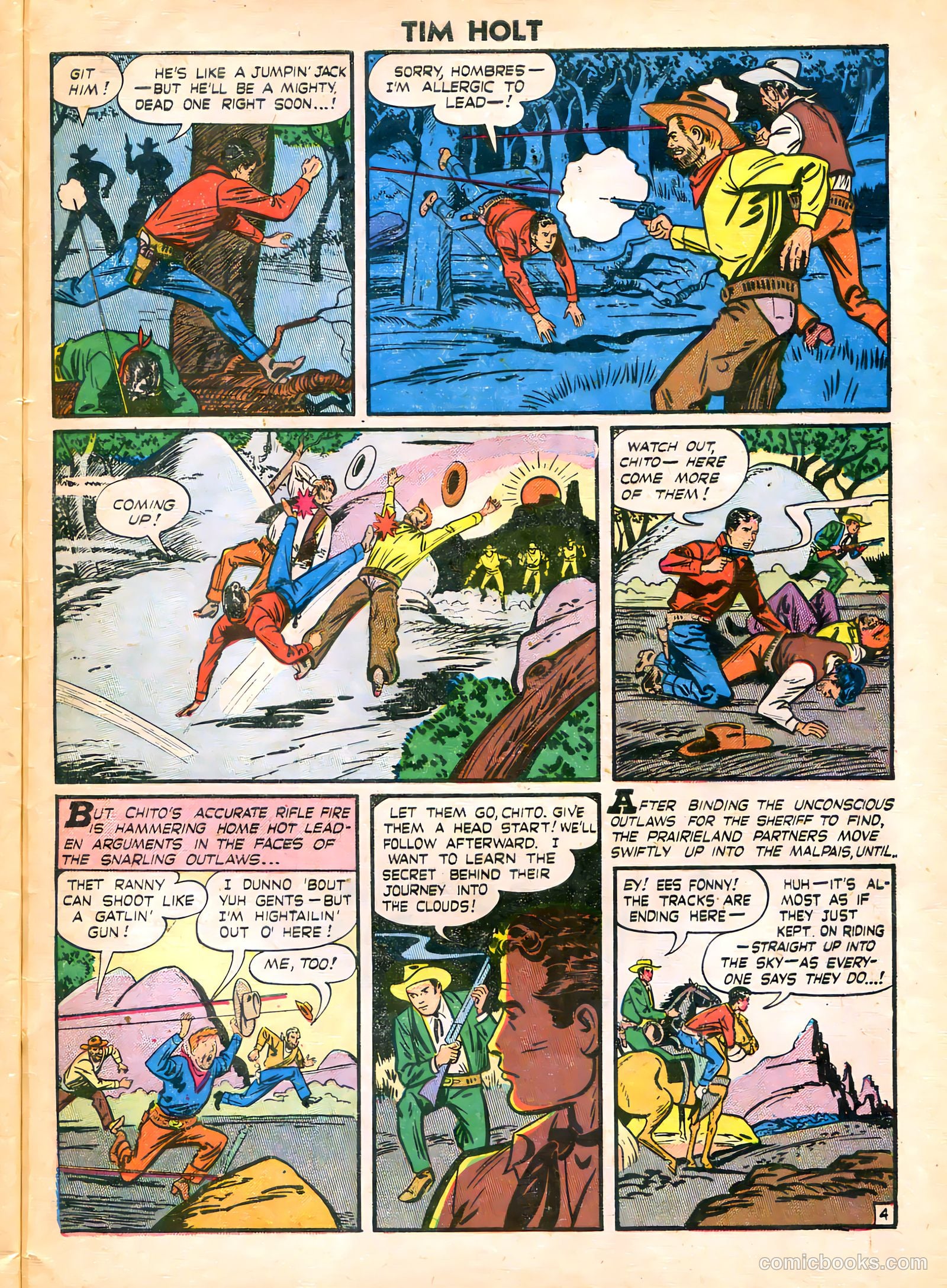 Tim Holt #16 (1950) — page 31 of 36