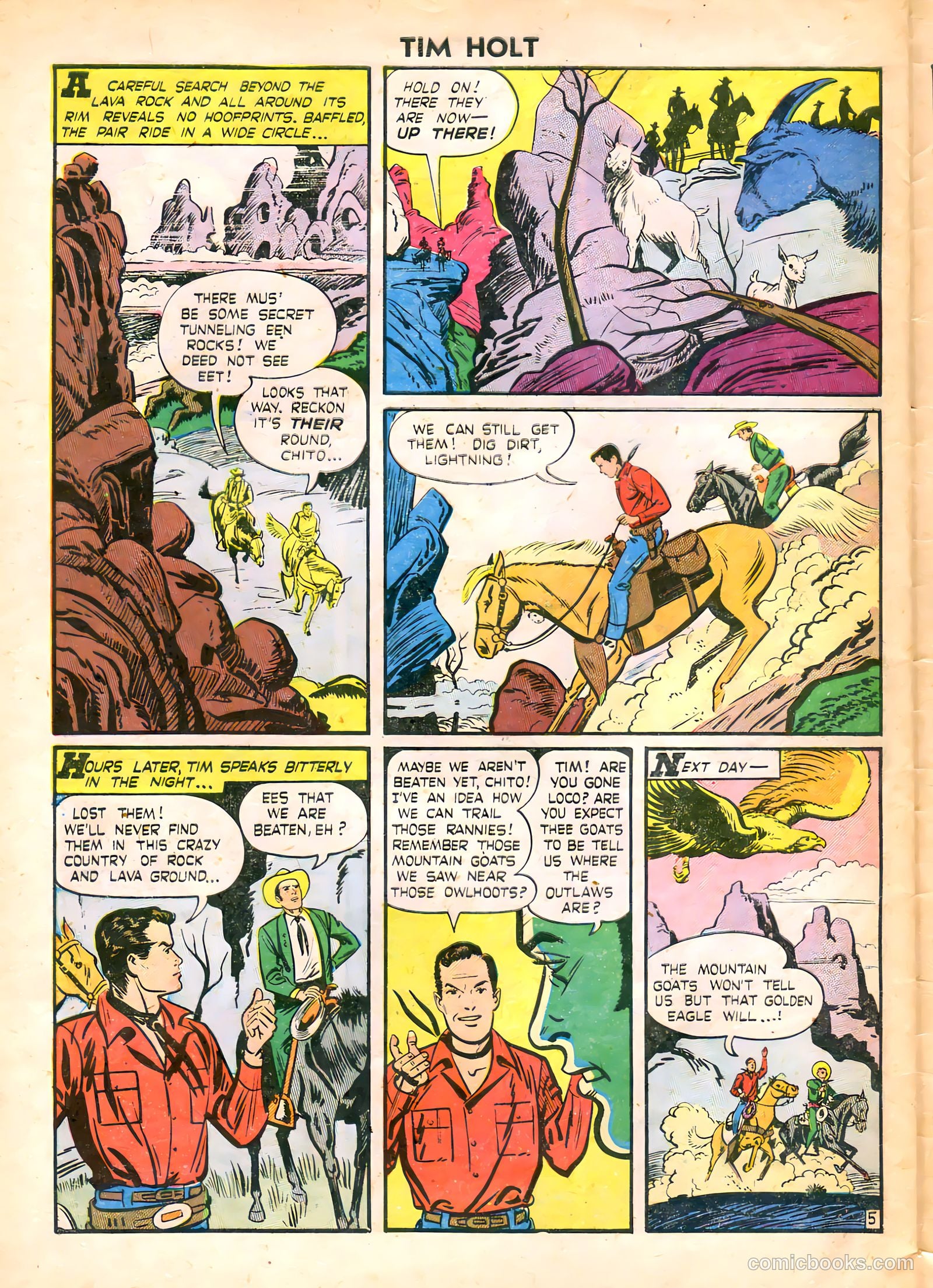 Tim Holt #16 (1950) — page 32 of 36