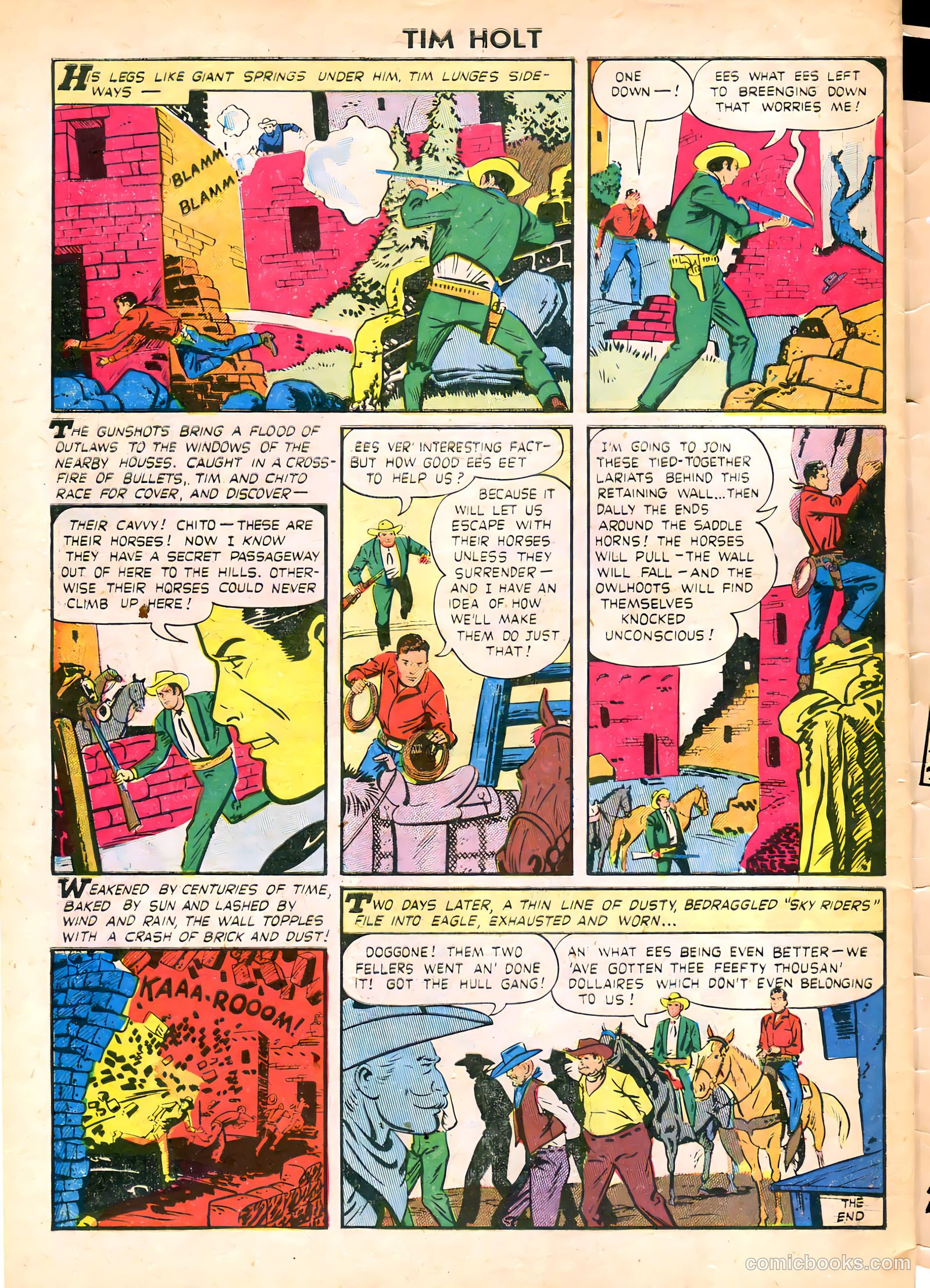 Tim Holt #16 (1950) — page 34 of 36