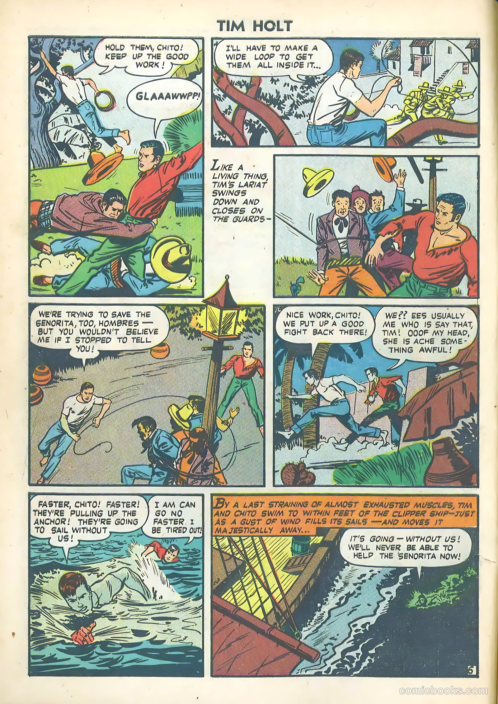 Tim Holt #17 (1950) — page 8 of 36