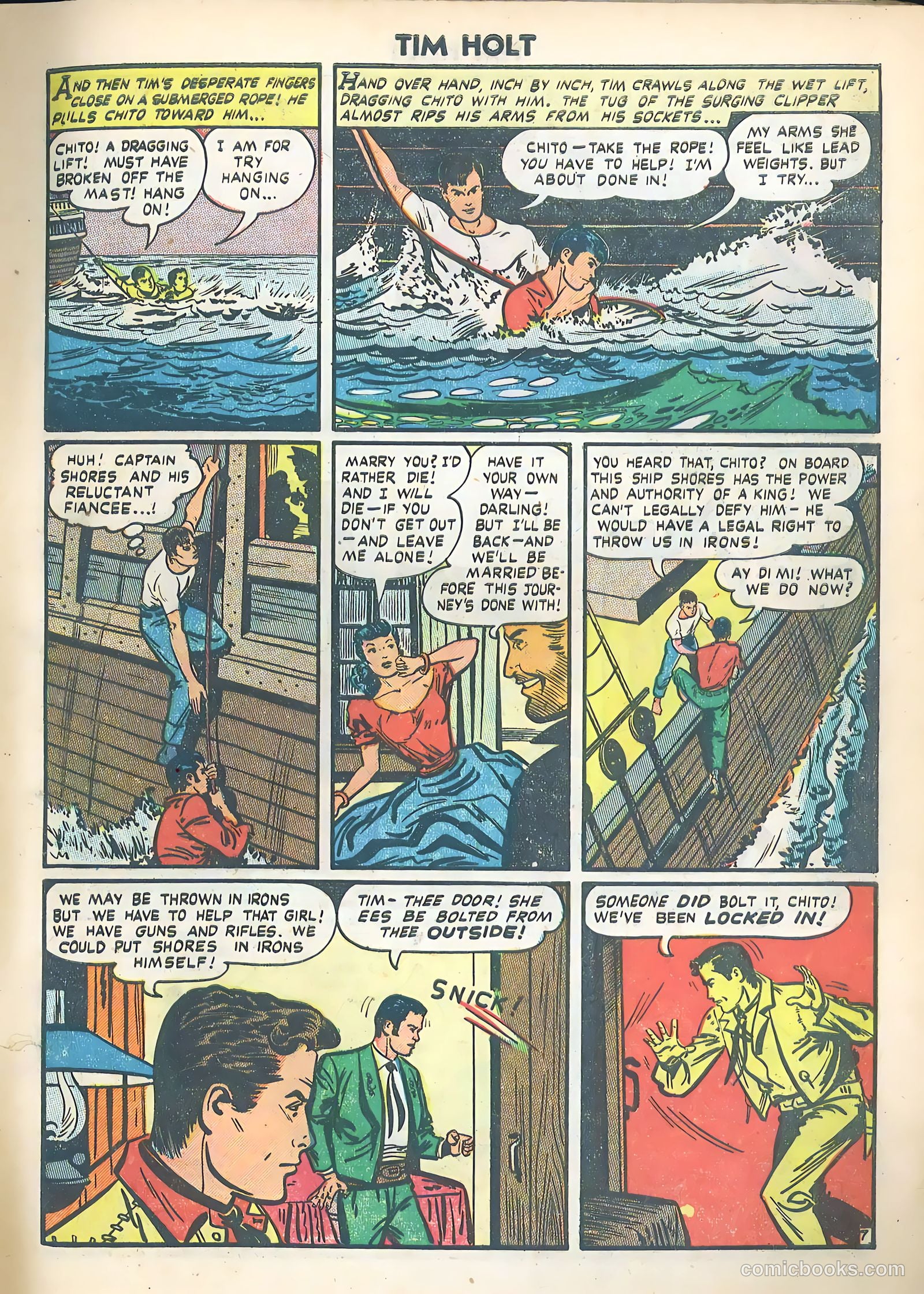 Tim Holt #17 (1950) — page 9 of 36