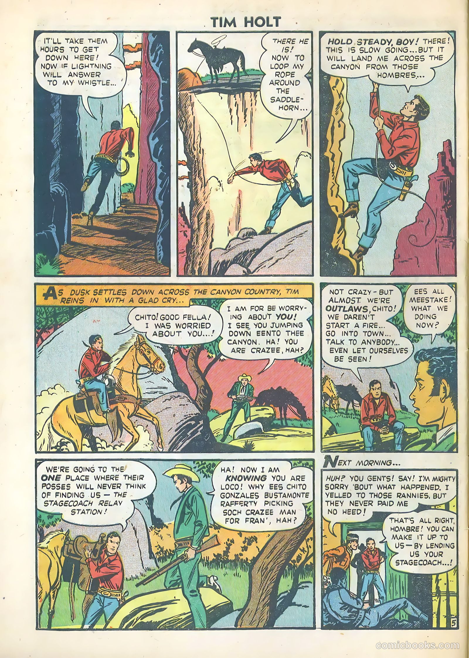 Tim Holt #17 (1950) — page 32 of 36