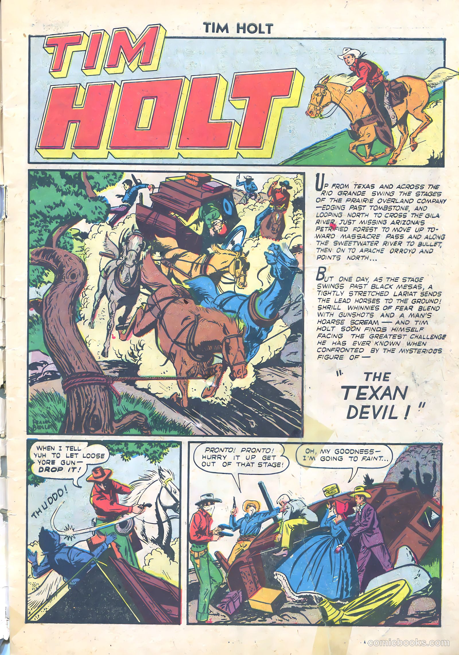 Tim Holt #18 (1950) — page 3 of 36