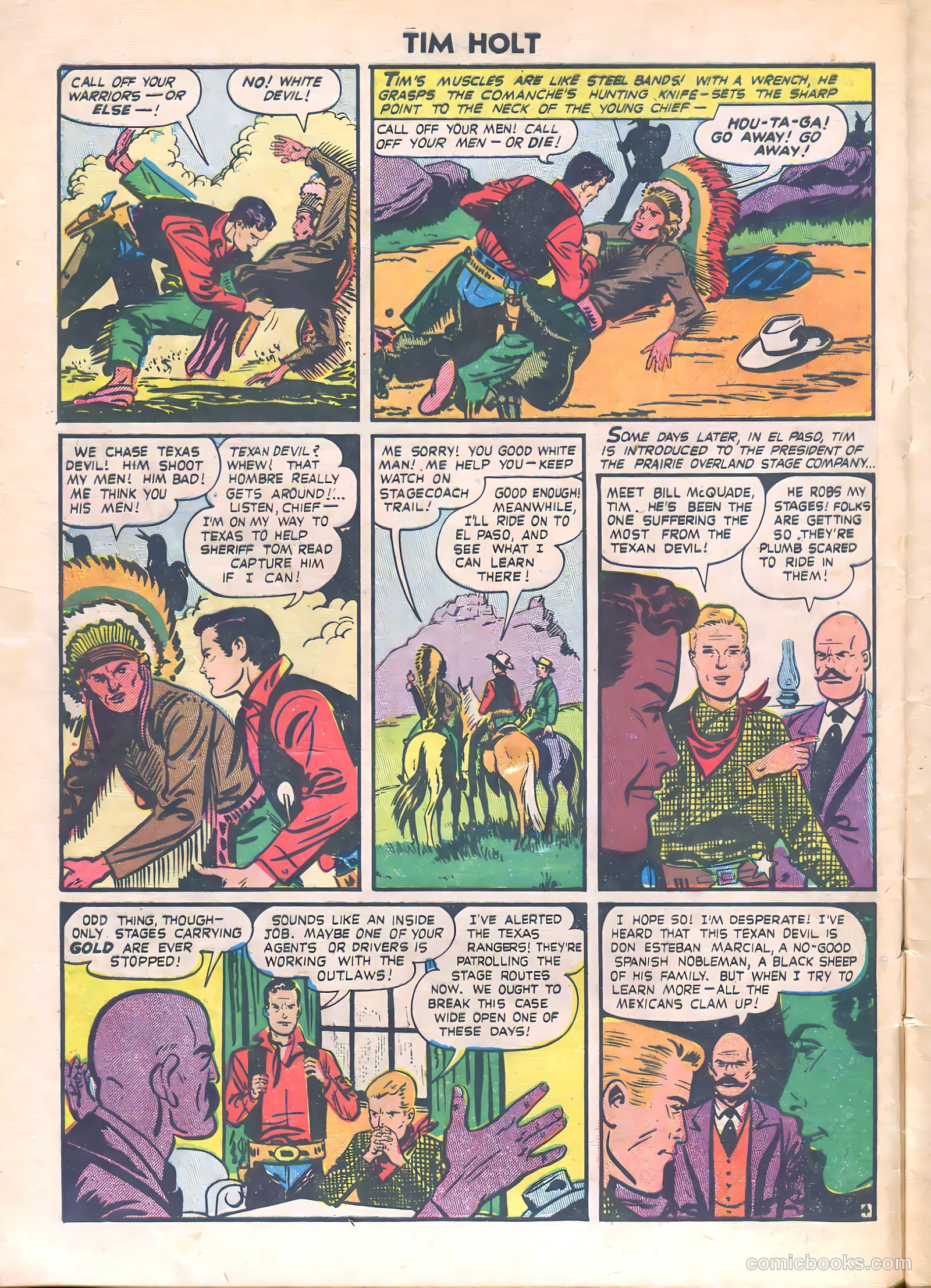 Tim Holt #18 (1950) — page 6 of 36