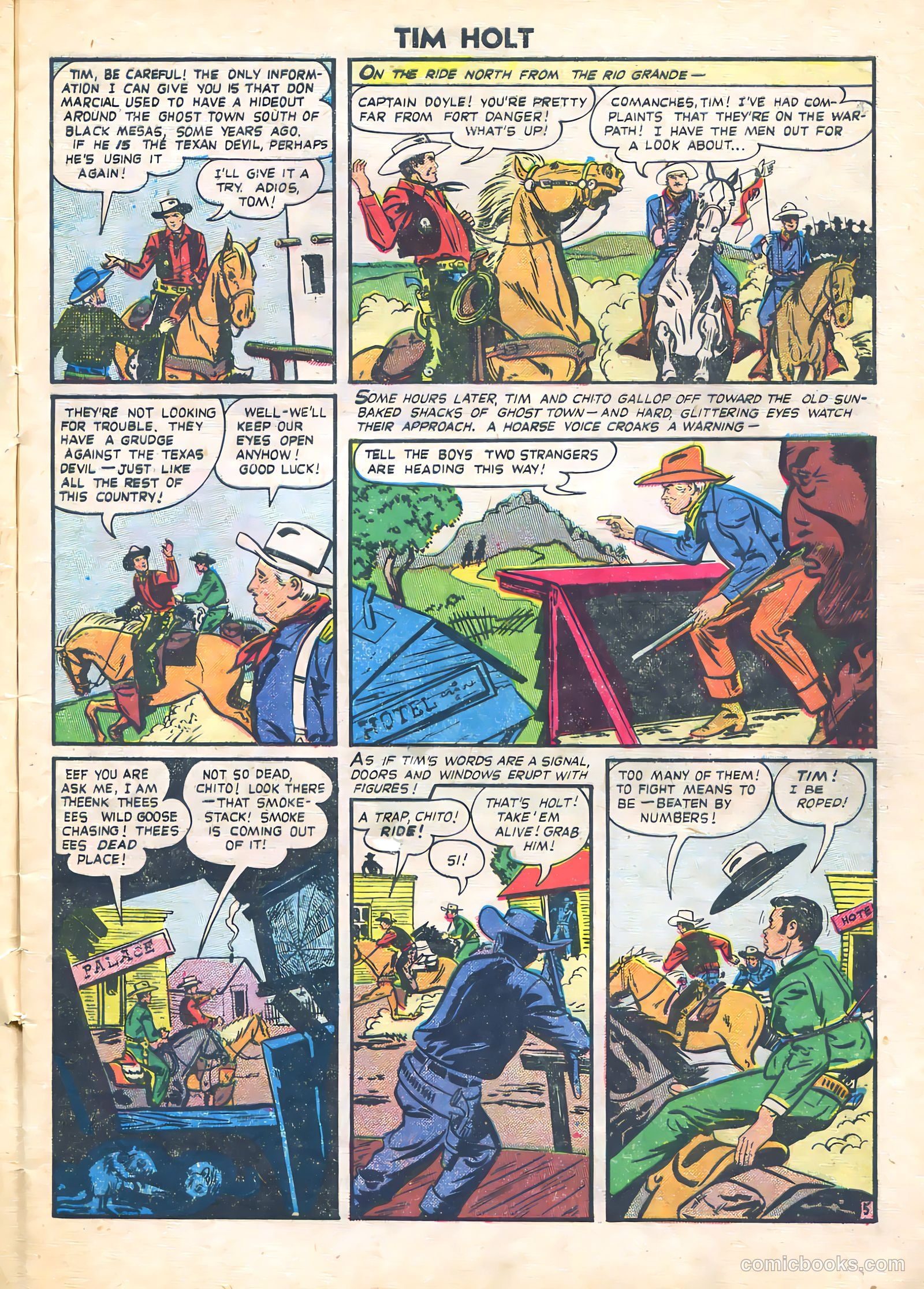 Tim Holt #18 (1950) — page 7 of 36