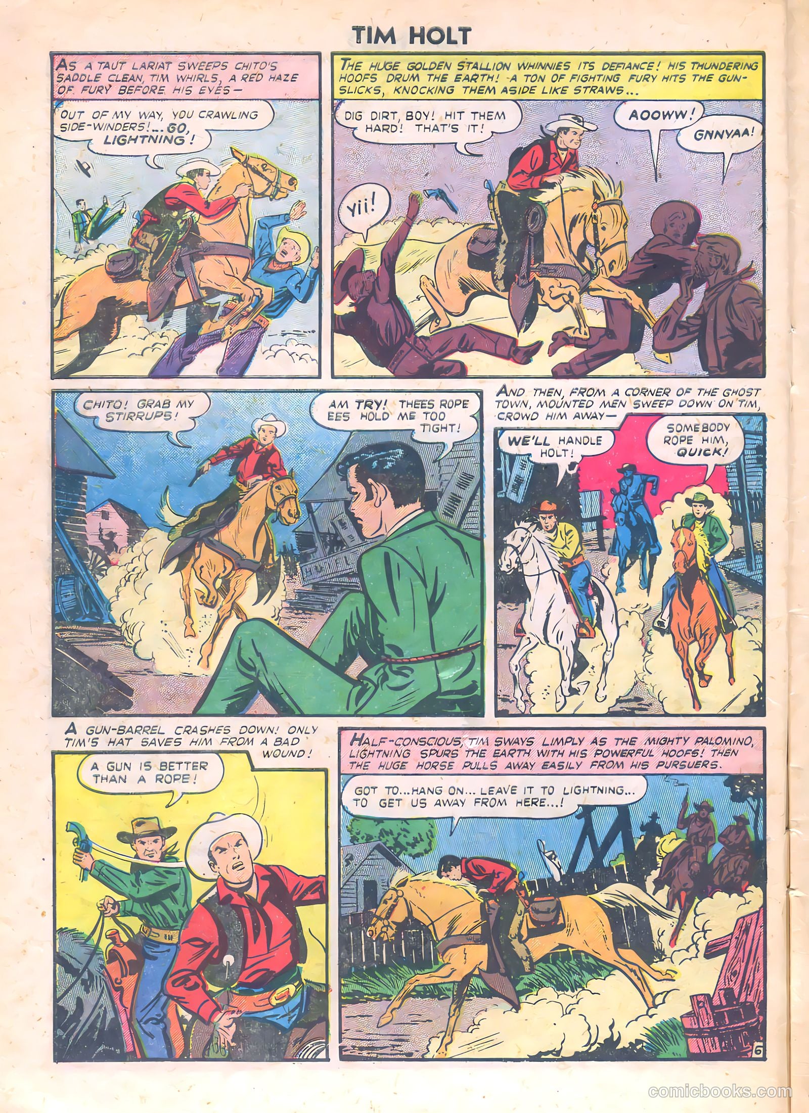 Tim Holt #18 (1950) — page 8 of 36