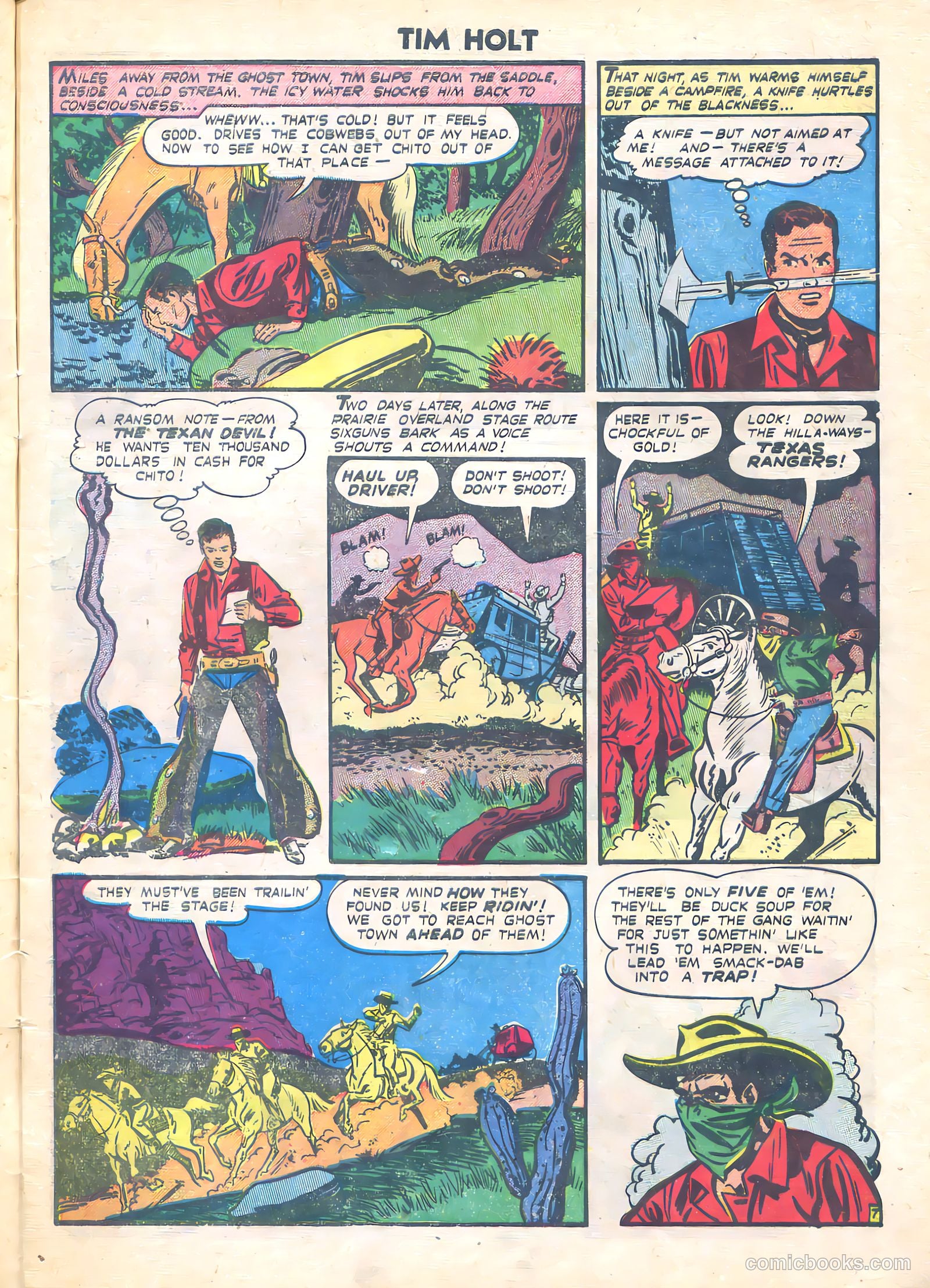 Tim Holt #18 (1950) — page 9 of 36