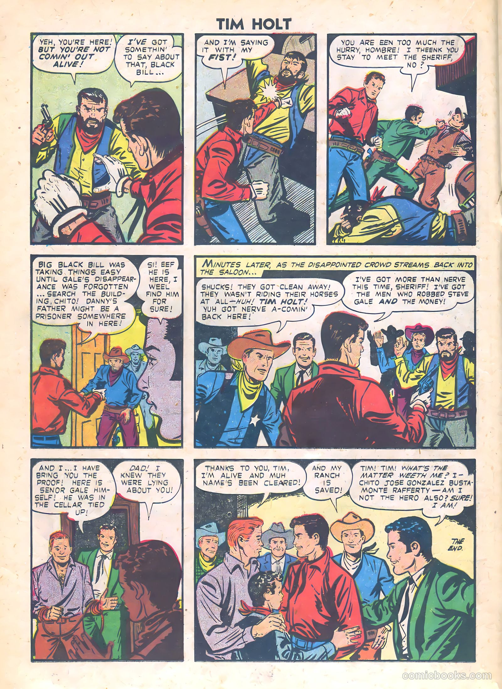 Tim Holt #18 (1950) — page 18 of 36