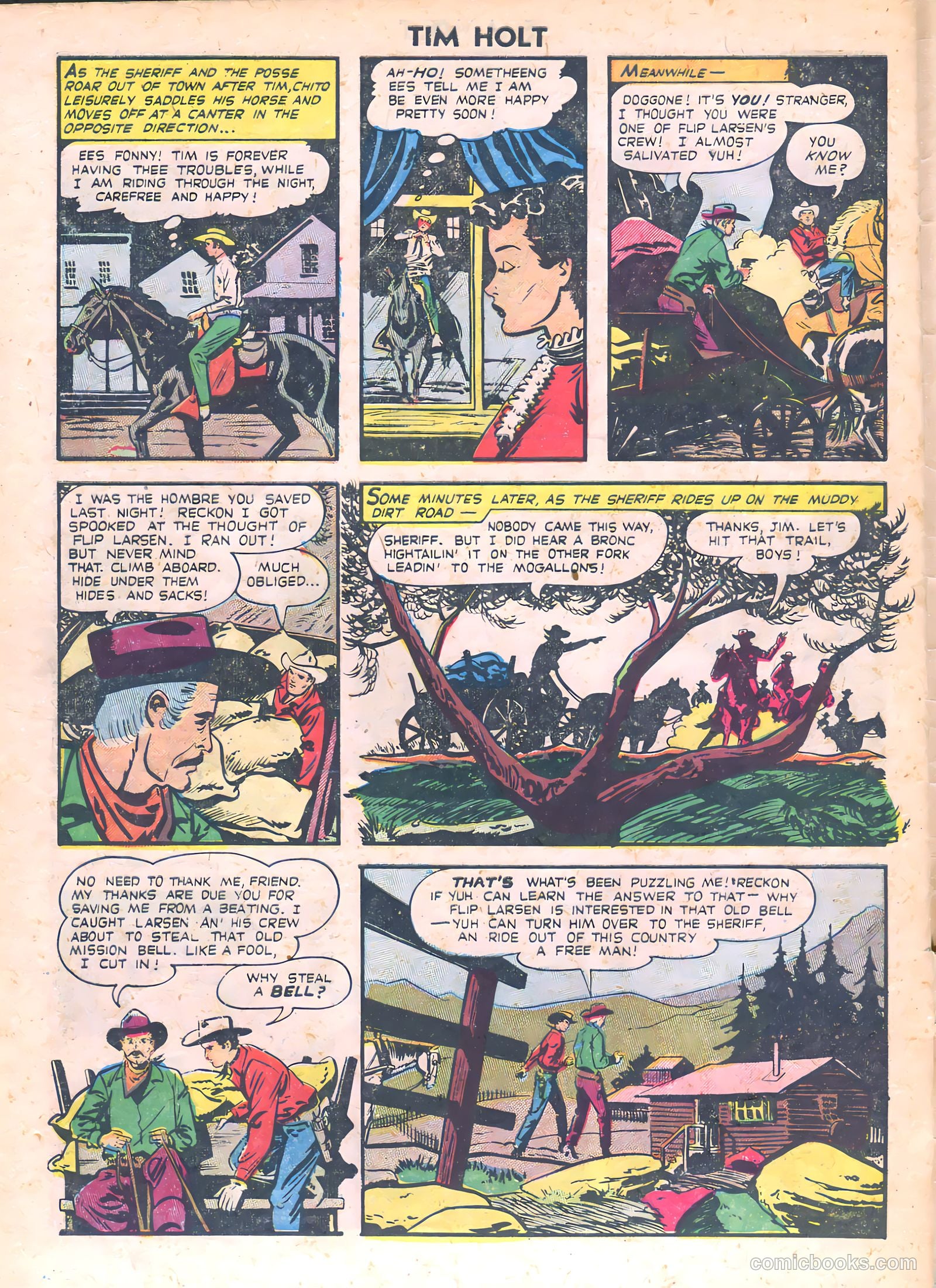 Tim Holt #18 (1950) — page 32 of 36