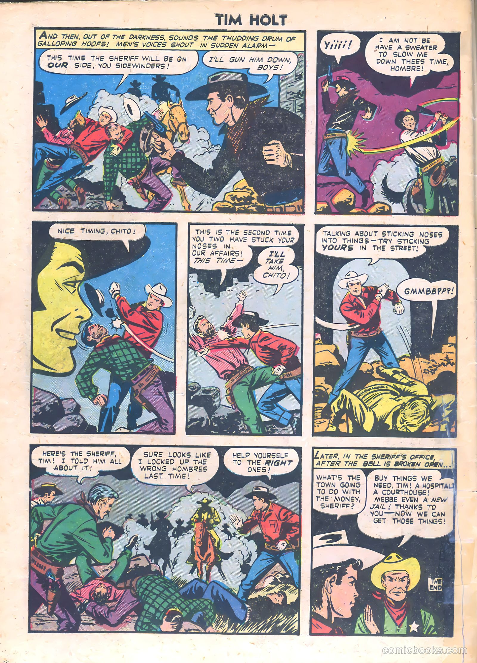 Tim Holt #18 (1950) — page 34 of 36