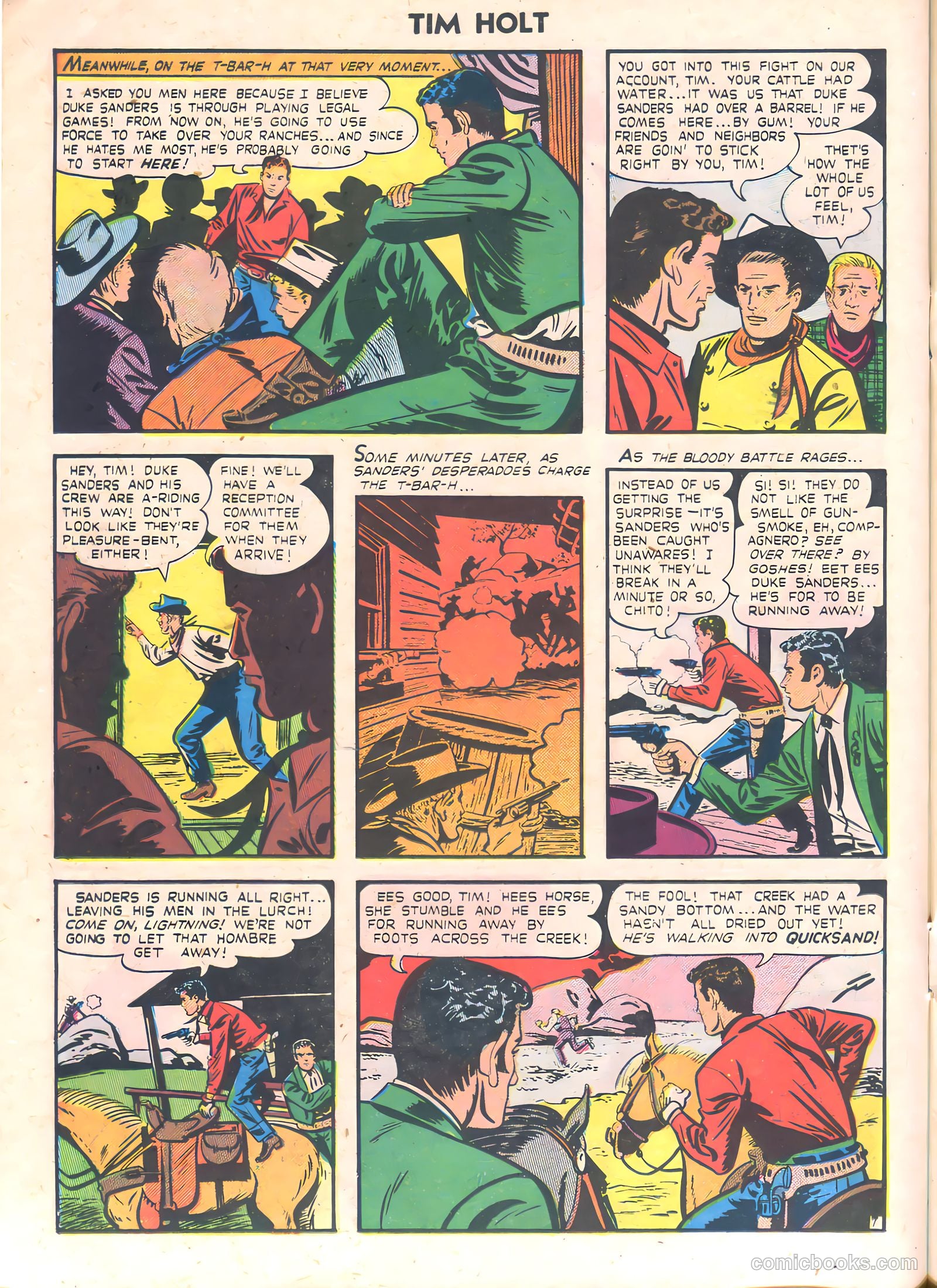 Tim Holt #19 (1950) — page 16 of 36