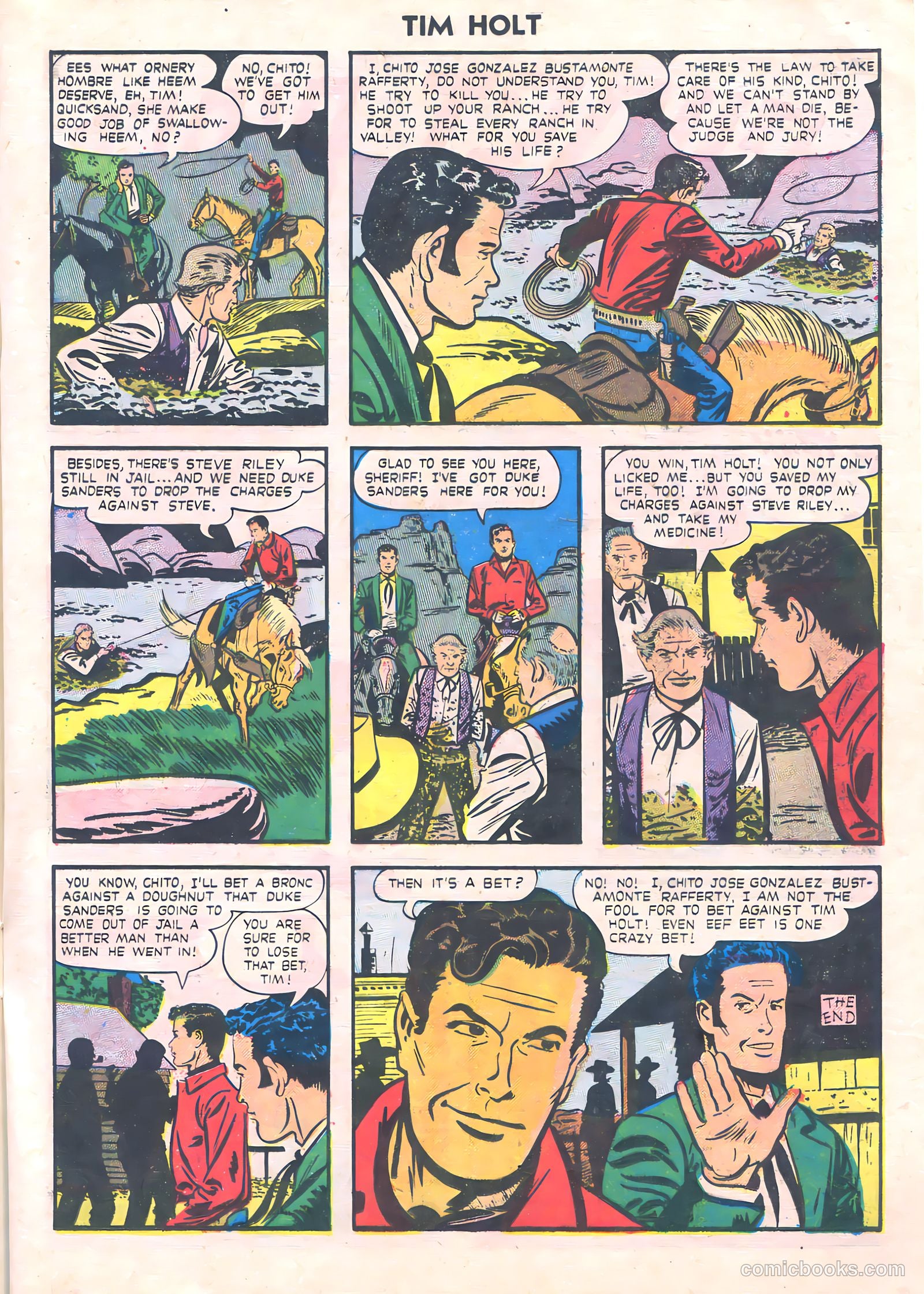 Tim Holt #19 (1950) — page 17 of 36
