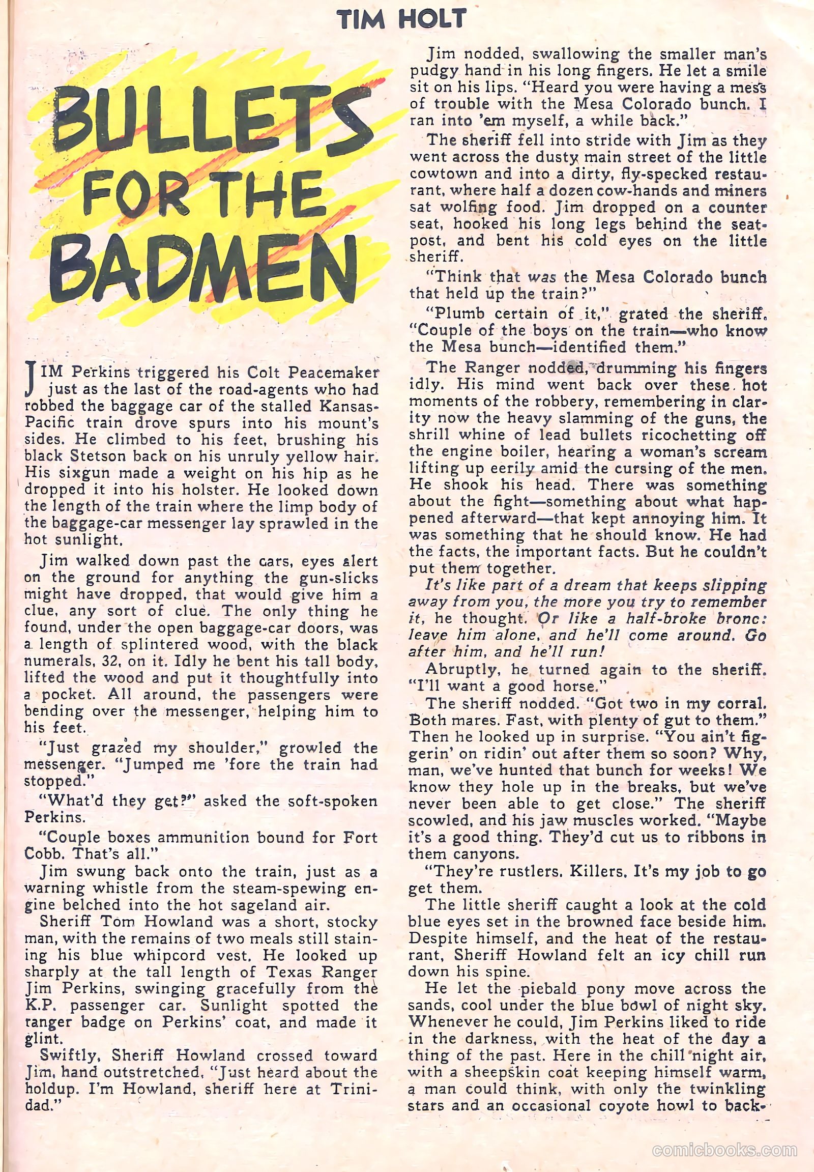 Tim Holt #19 (1950) — page 25 of 36