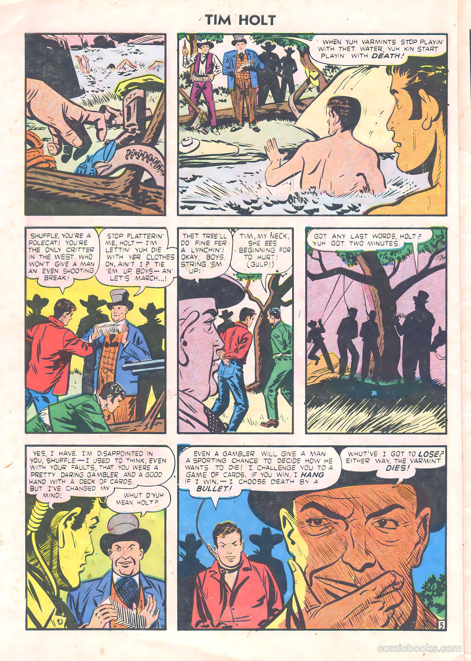 Tim Holt #19 (1950) — page 32 of 36